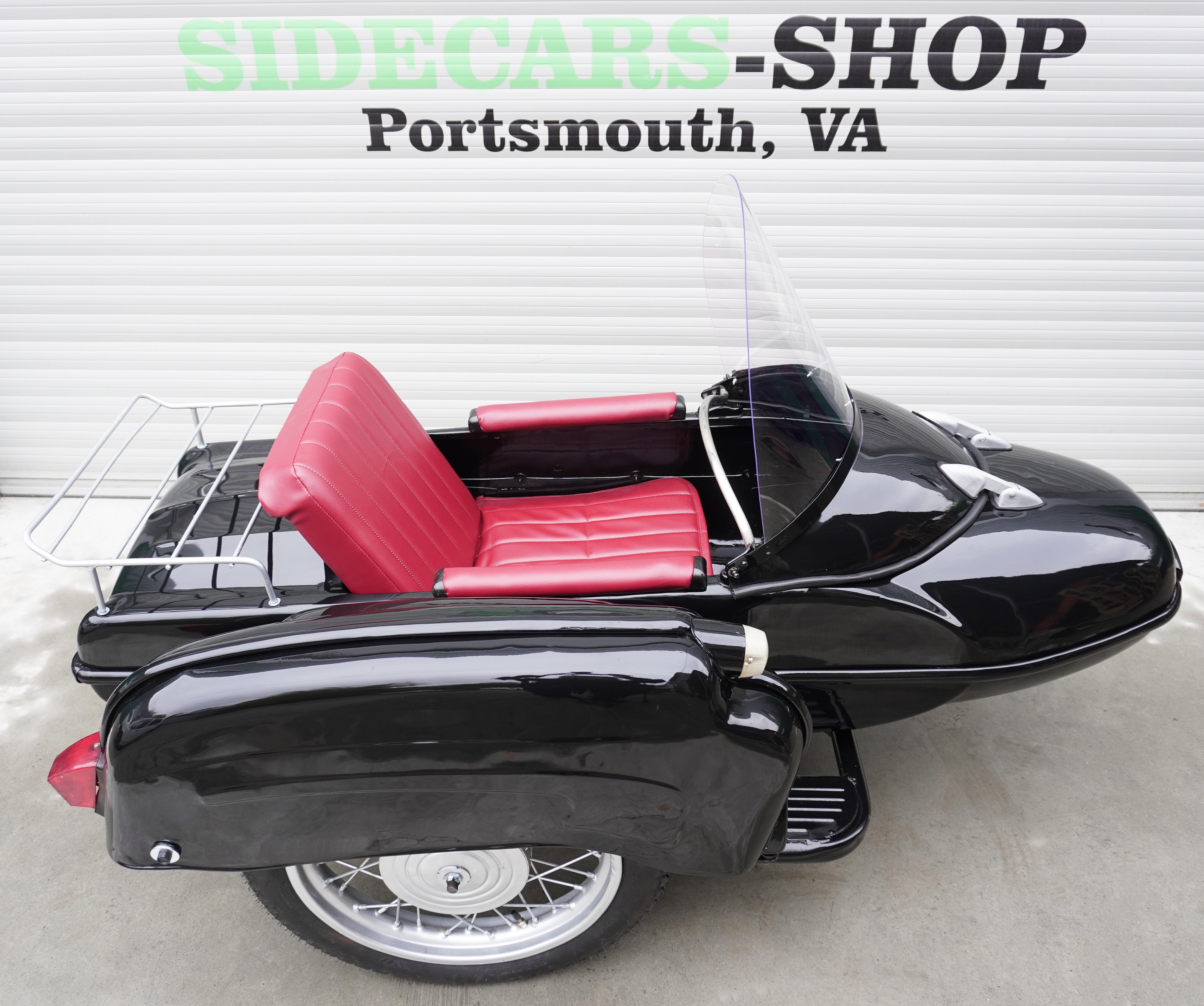 Vintage Refurbished Sidecar for Motorcycle Izh Compatible with motorcycle Models BMW Triumph Ural Harley Davidson Honda