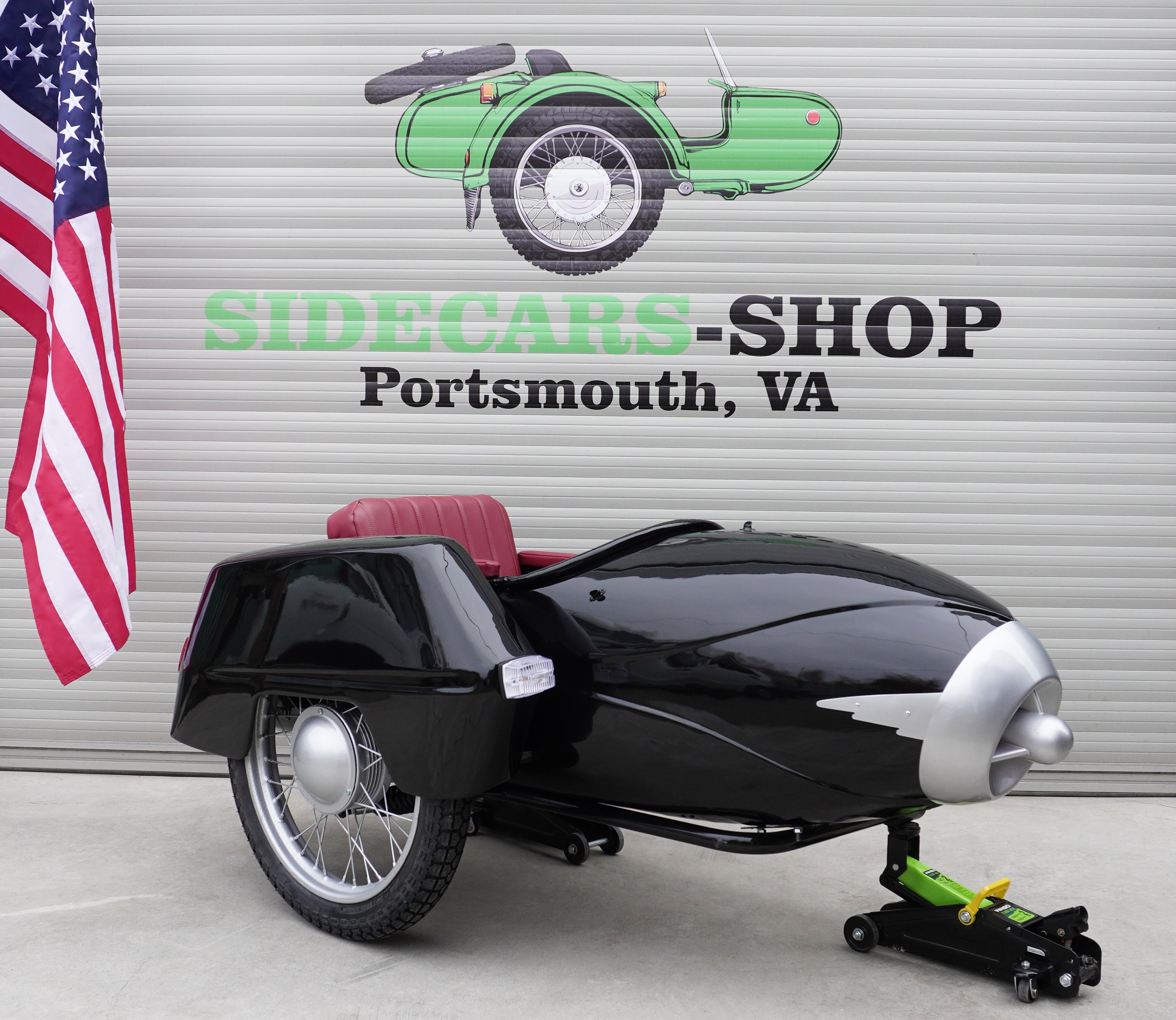 Sidecar Duna for Motorcycle Pannonia compatible with BMW Triumph Harley Davidson HD Honda Ural