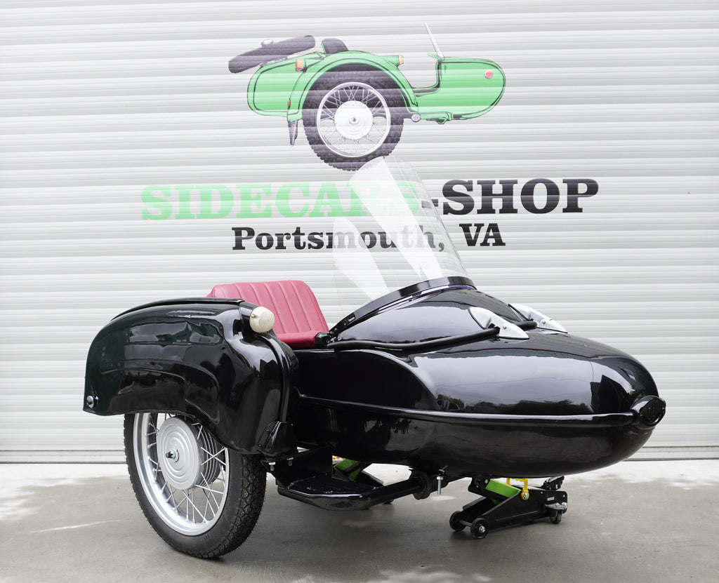Vintage Refurbished Sidecar for Motorcycle Izh Compatible with motorcycle Models BMW Triumph Ural Harley Davidson Honda