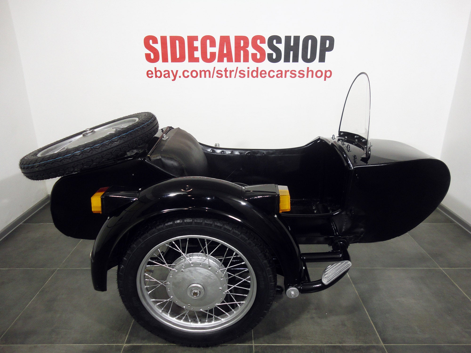 Sidecar for motorcycle Dnepr Used Refurbished Compatible with BMW Harley Davidson Ural Yamaha Honda Triumph