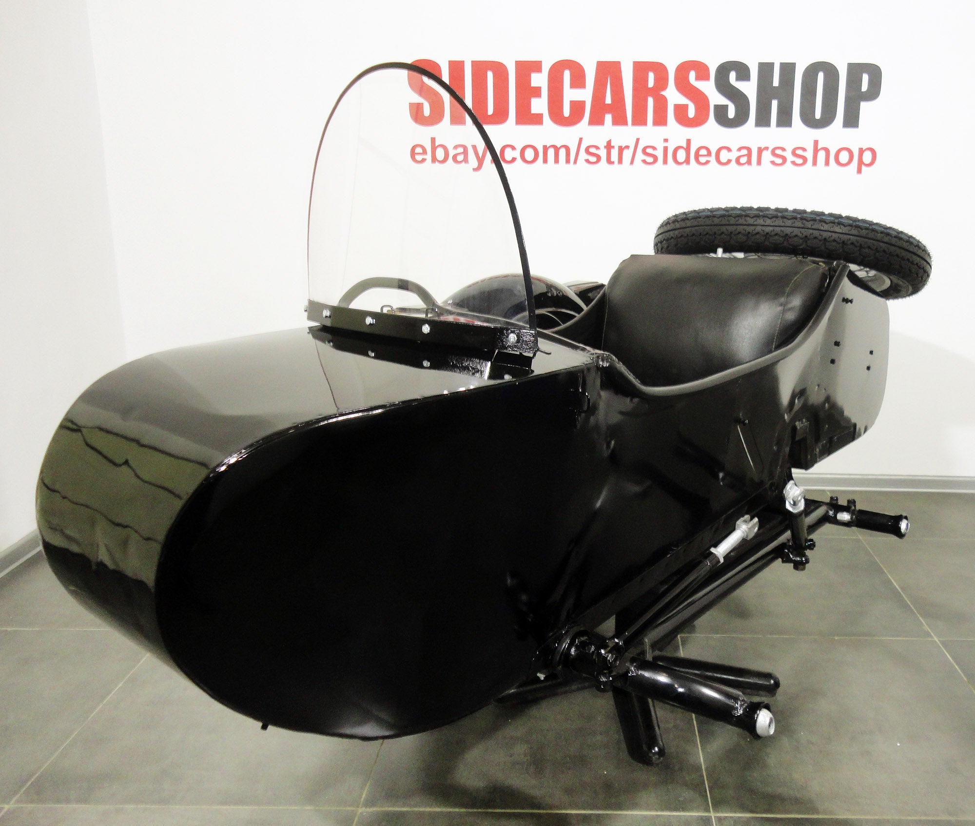 Sidecar for motorcycle Dnepr Used Refurbished Compatible with BMW Harley Davidson Ural Yamaha Honda Triumph