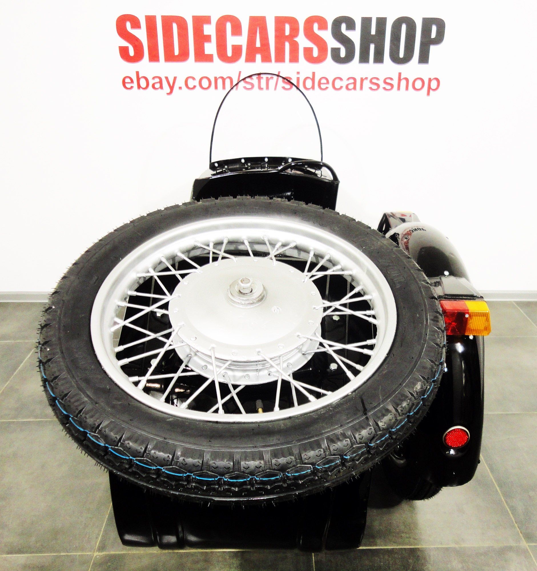 Sidecar for motorcycle Dnepr Used Refurbished Compatible with BMW Harley Davidson Ural Yamaha Honda Triumph