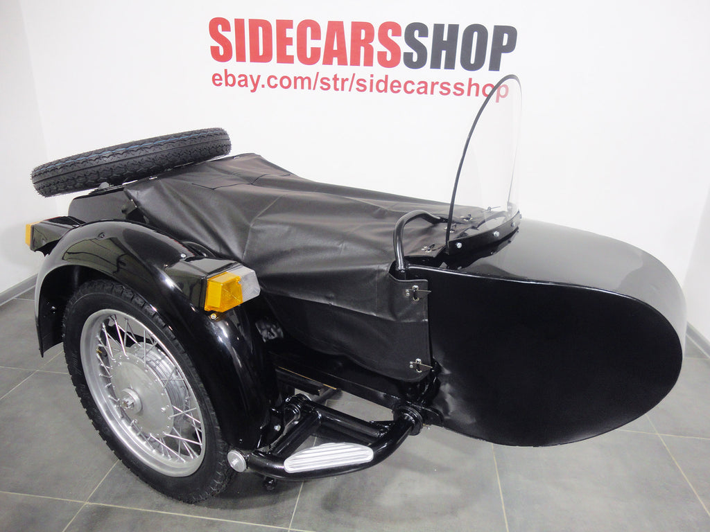 Sidecar for motorcycle Dnepr Used Refurbished Compatible with BMW Harley Davidson Ural Yamaha Honda Triumph