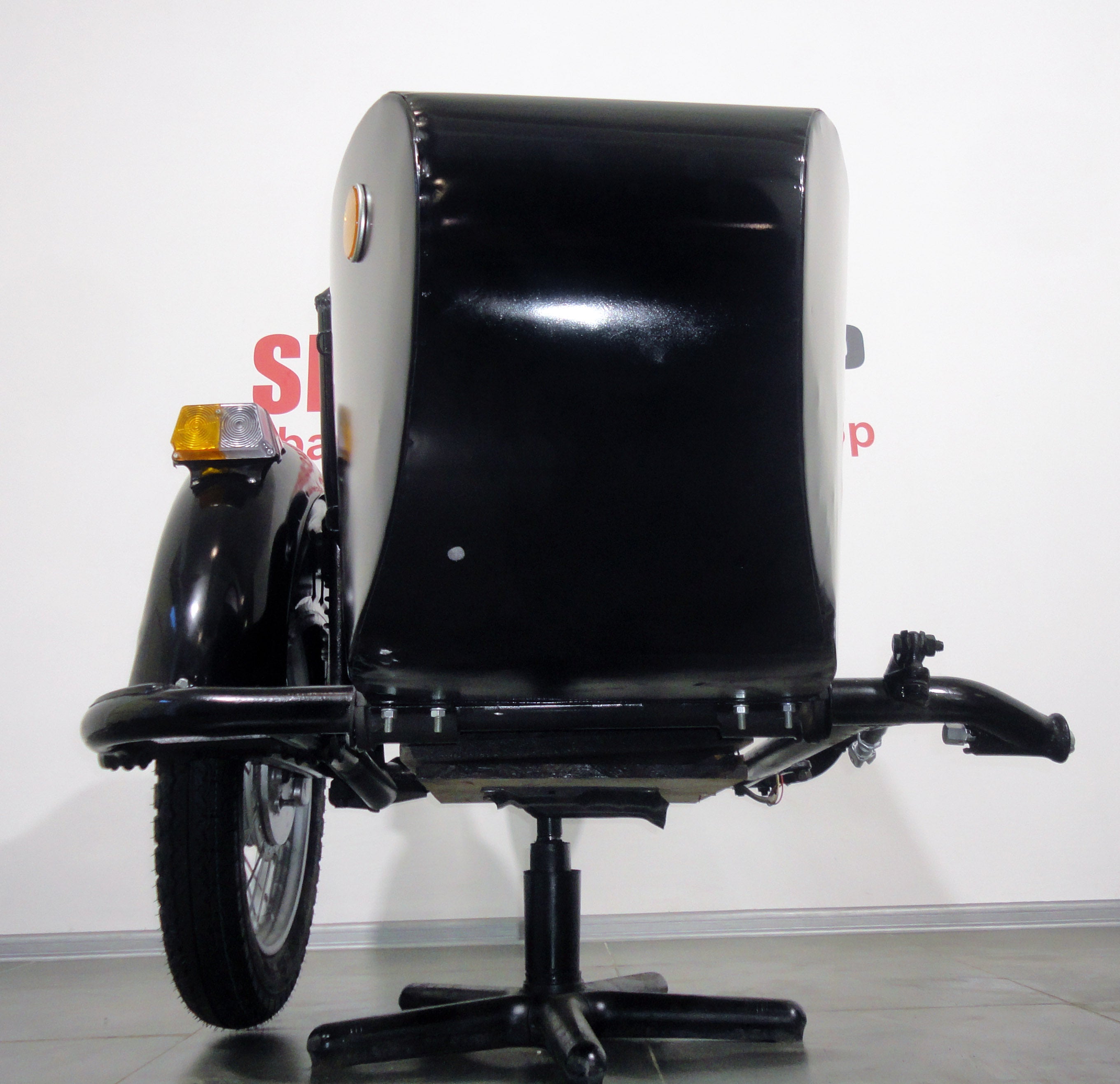 Vintage Original Dnepr Sidecar for motorcycle fits with popular motorcycle models BMW HD Triumph Ural Yamaha Honda etc