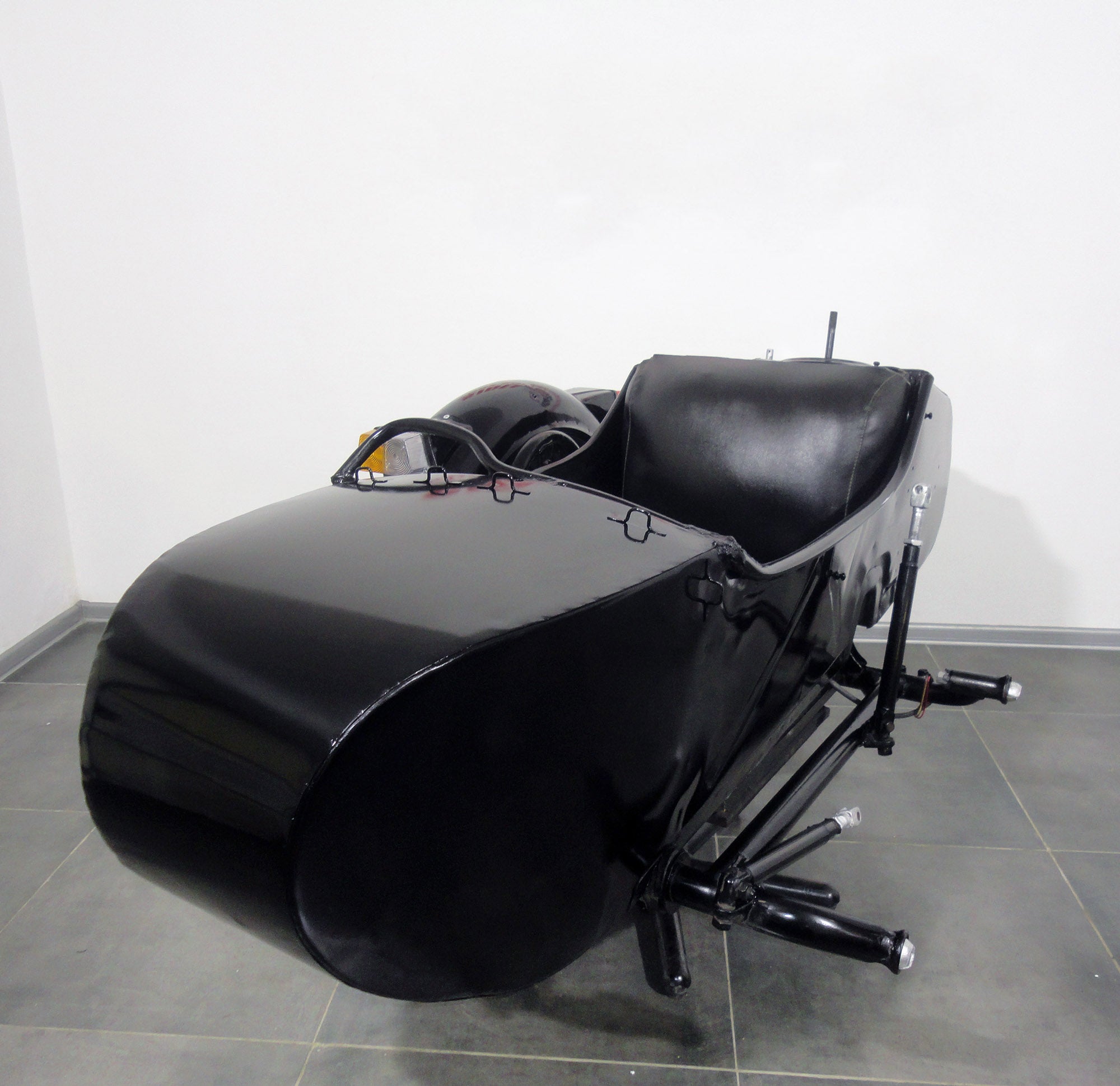 Vintage Original Dnepr Sidecar for motorcycle fits with popular motorcycle models BMW HD Triumph Ural Yamaha Honda etc