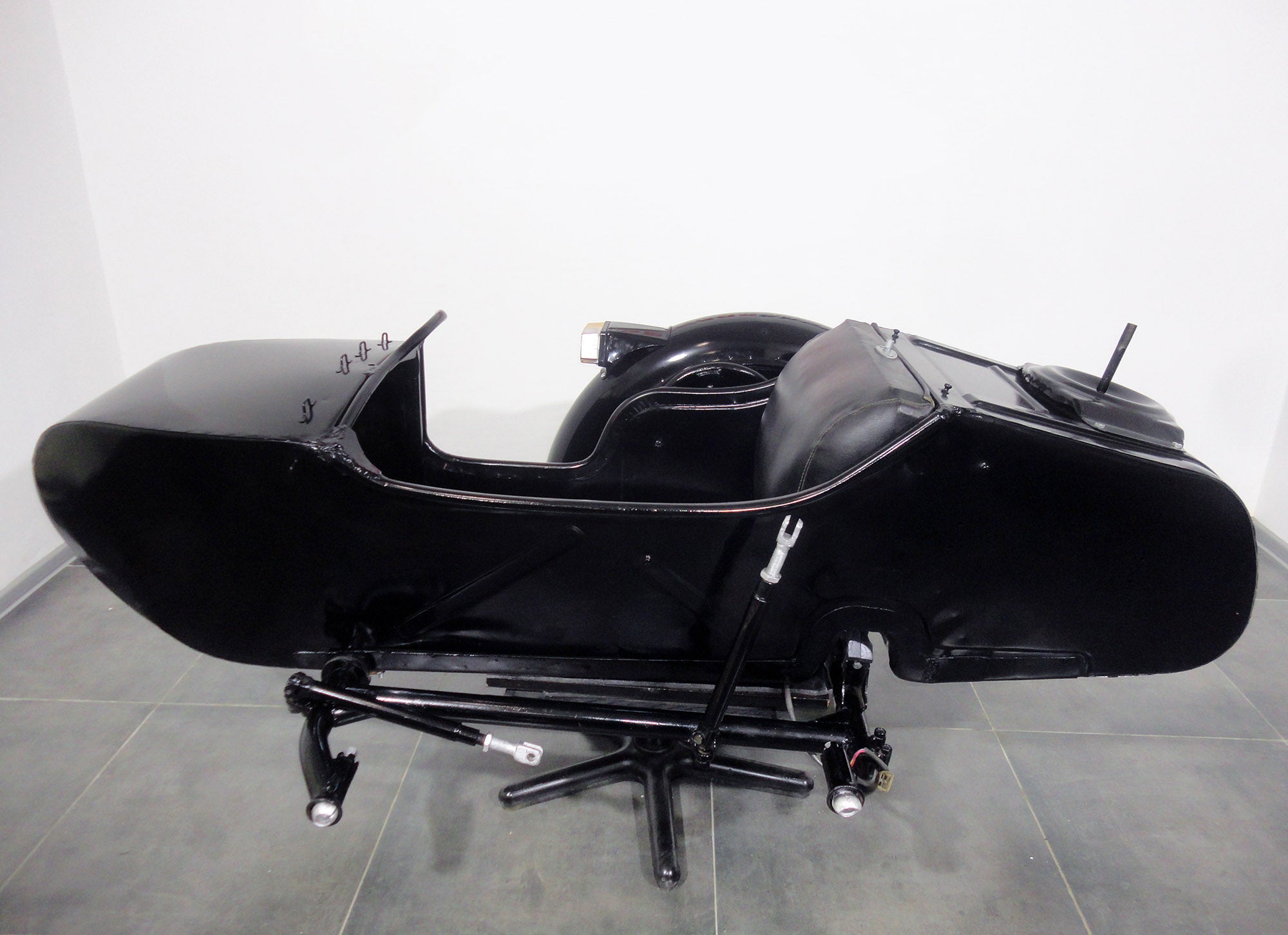 Vintage Original Dnepr Sidecar for motorcycle fits with popular motorcycle models BMW HD Triumph Ural Yamaha Honda etc
