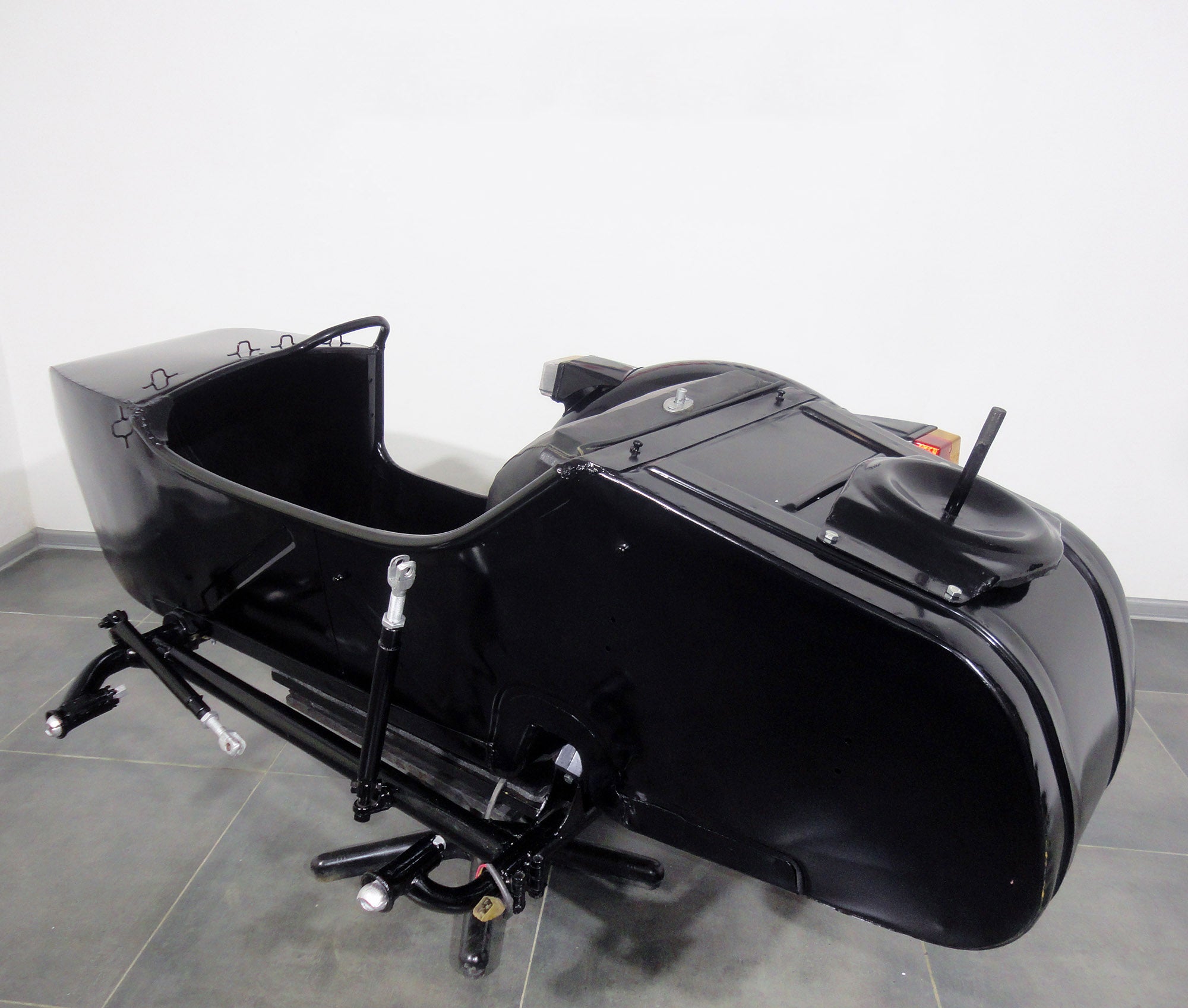 Vintage Original Dnepr Sidecar for motorcycle fits with popular motorcycle models BMW HD Triumph Ural Yamaha Honda etc