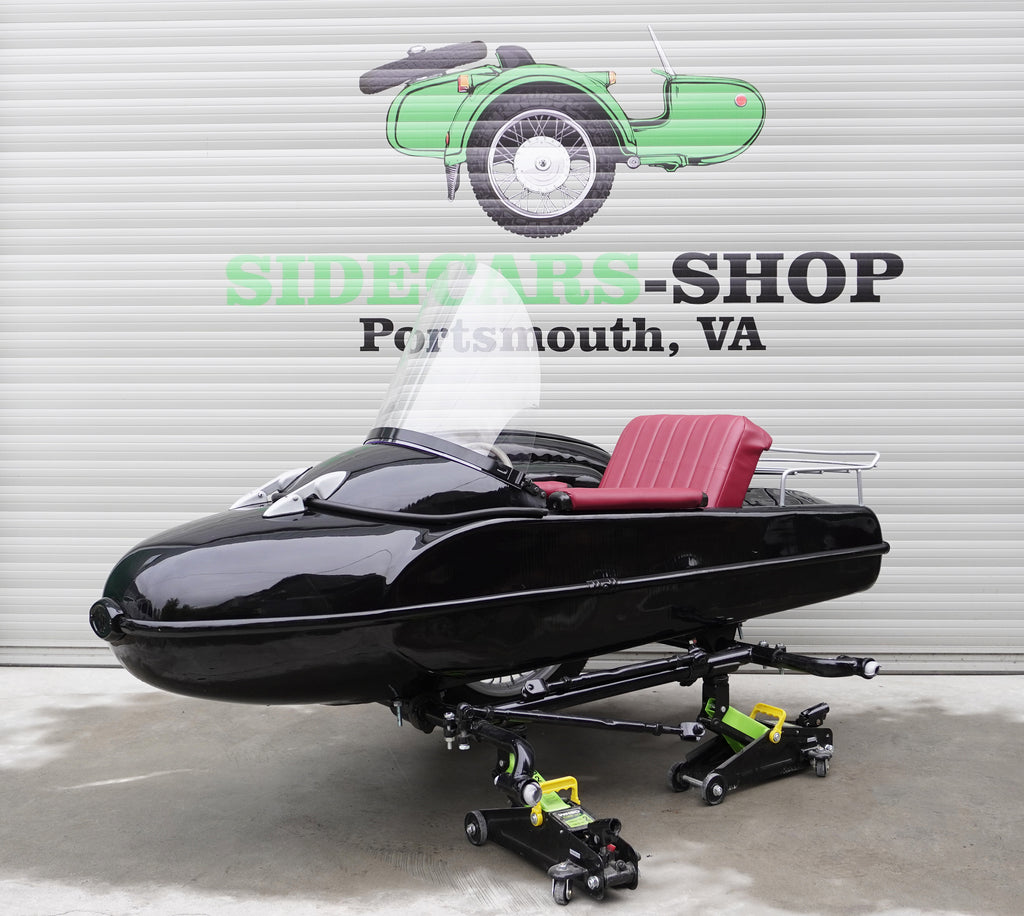 Vintage Refurbished Sidecar for Motorcycle Izh Compatible with motorcycle Models BMW Triumph Ural Harley Davidson Honda