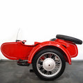 LEFT SIDE SIDECAR Dnepr Color RED Compatible with Motorcycle BMW Harley Davidson Ural Honda
