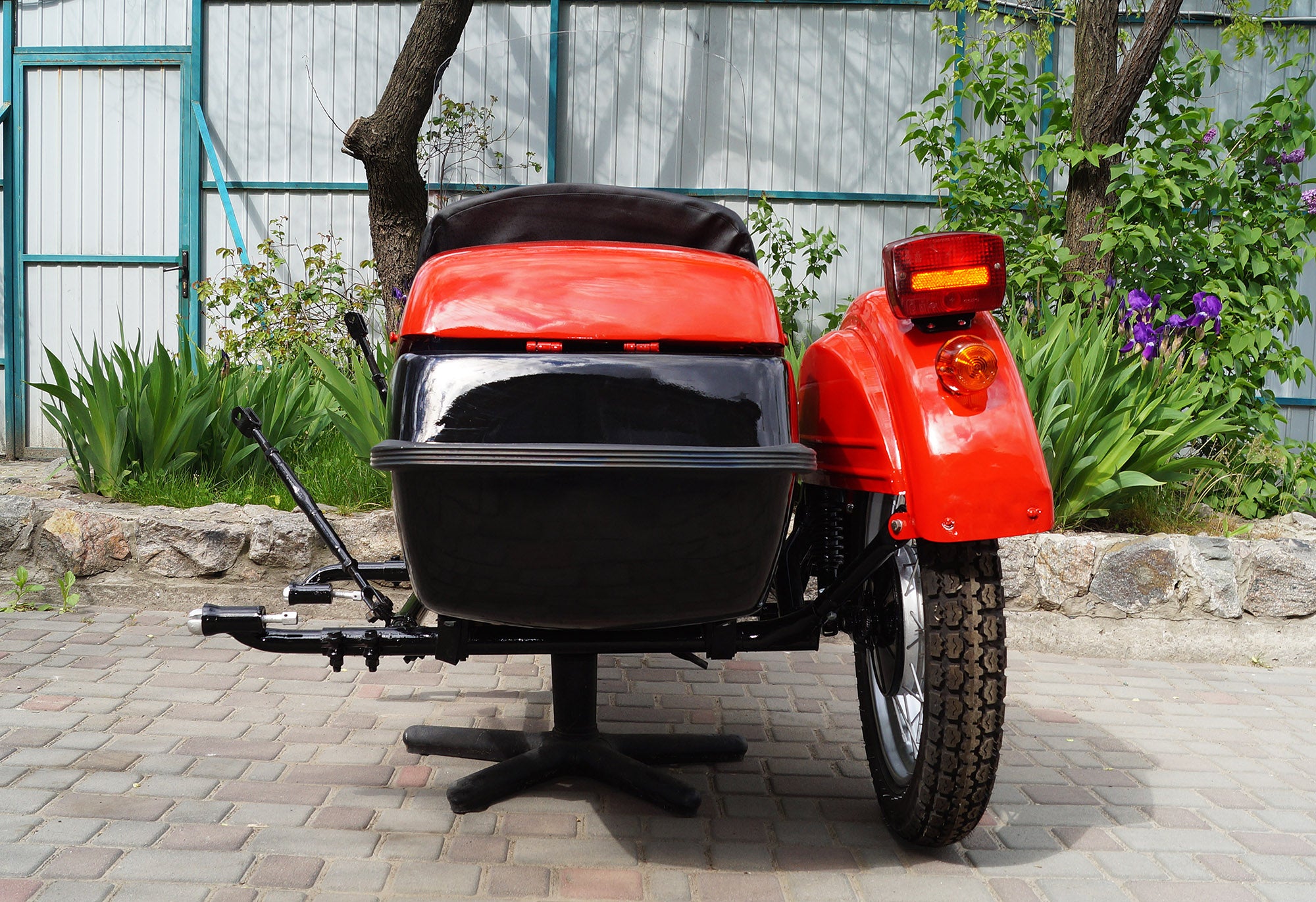 Original Sidecar Sputnik for motorcycle IZh Compatible with BMW Triumph Ural Harley-Davidson Honda Indian Kawasaki