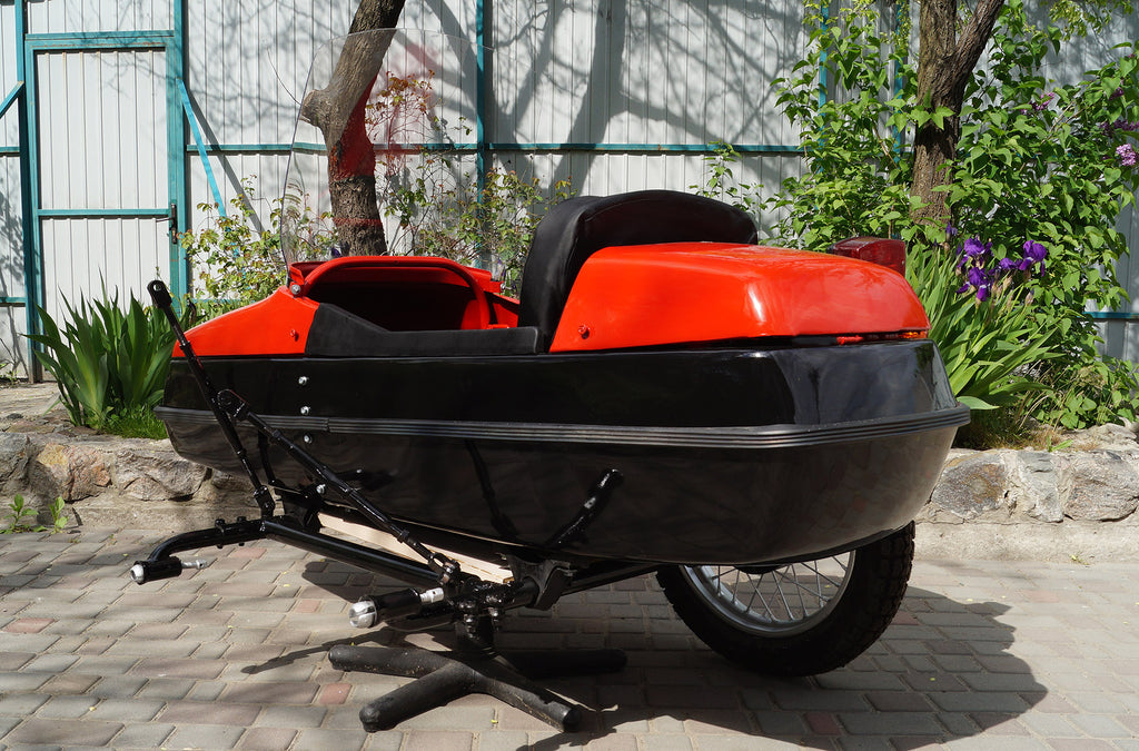 Original Sidecar Sputnik for motorcycle IZh Compatible with BMW Triumph Ural Harley-Davidson Honda Indian Kawasaki