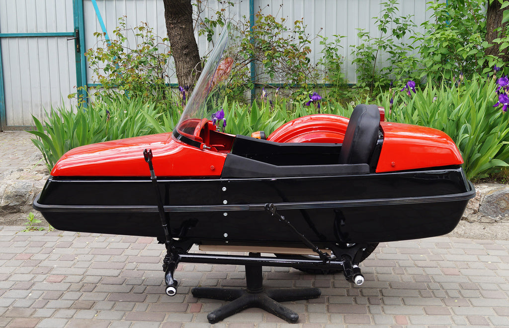 Original Sidecar Sputnik for motorcycle IZh Compatible with BMW Triumph Ural Harley-Davidson Honda Indian Kawasaki