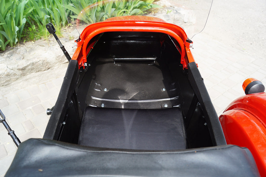 Original Sidecar Sputnik for motorcycle IZh Compatible with BMW Triumph Ural Harley-Davidson Honda Indian Kawasaki
