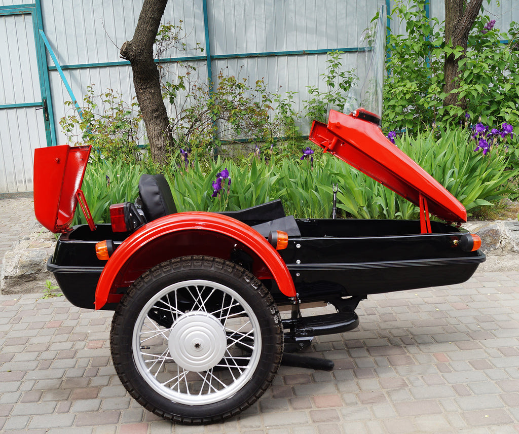 Original Sidecar Sputnik for motorcycle IZh Compatible with BMW Triumph Ural Harley-Davidson Honda Indian Kawasaki