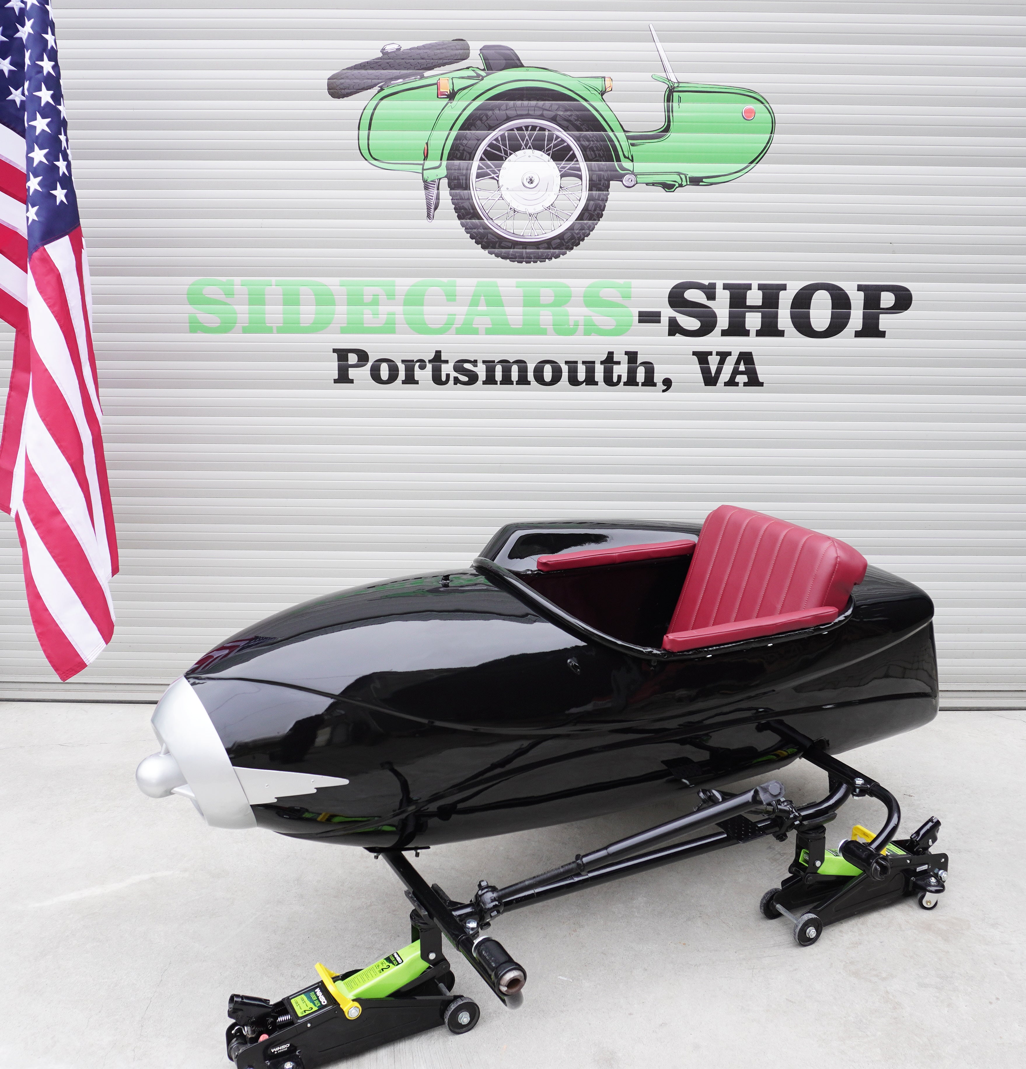 Sidecar Duna for Motorcycle Pannonia compatible with BMW Triumph Harley Davidson HD Honda Ural