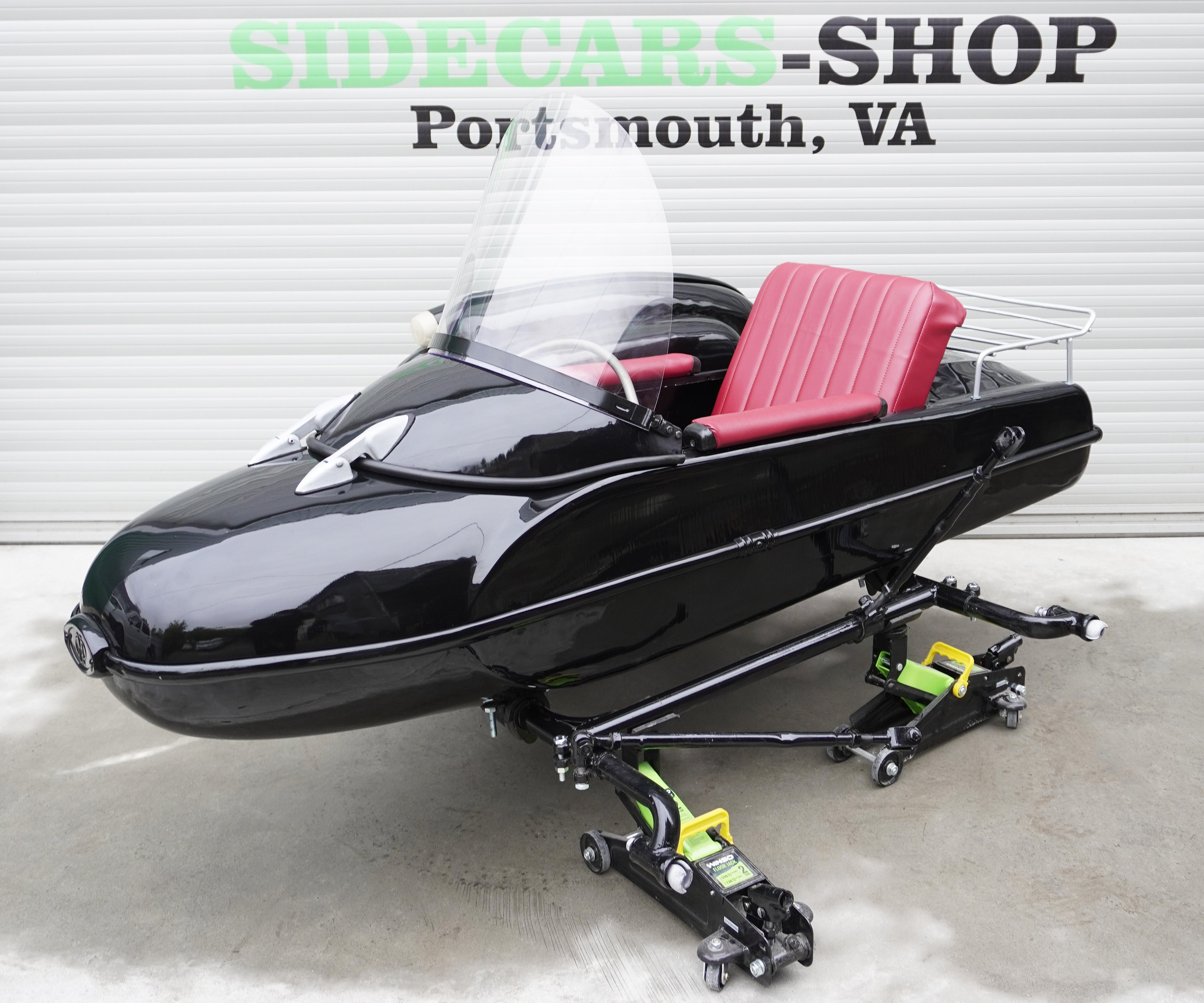 Vintage Refurbished Sidecar for Motorcycle Izh Compatible with motorcycle Models BMW Triumph Ural Harley Davidson Honda