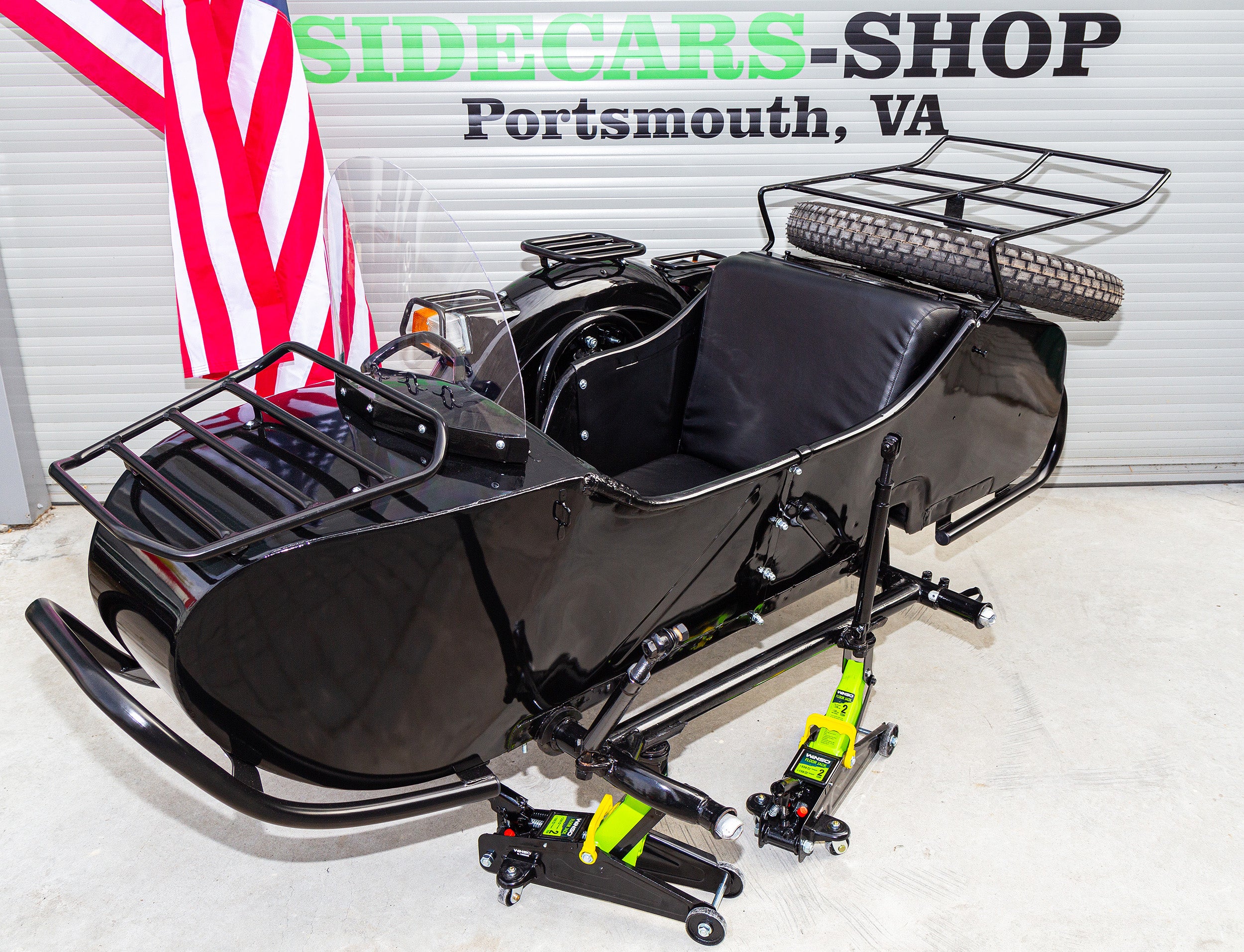 SIDECAR DNEPR Refurbished Original Sidecar for sale Compatible with Motorcycle BMW Indian Harley Davidson Honda Triumph Ural