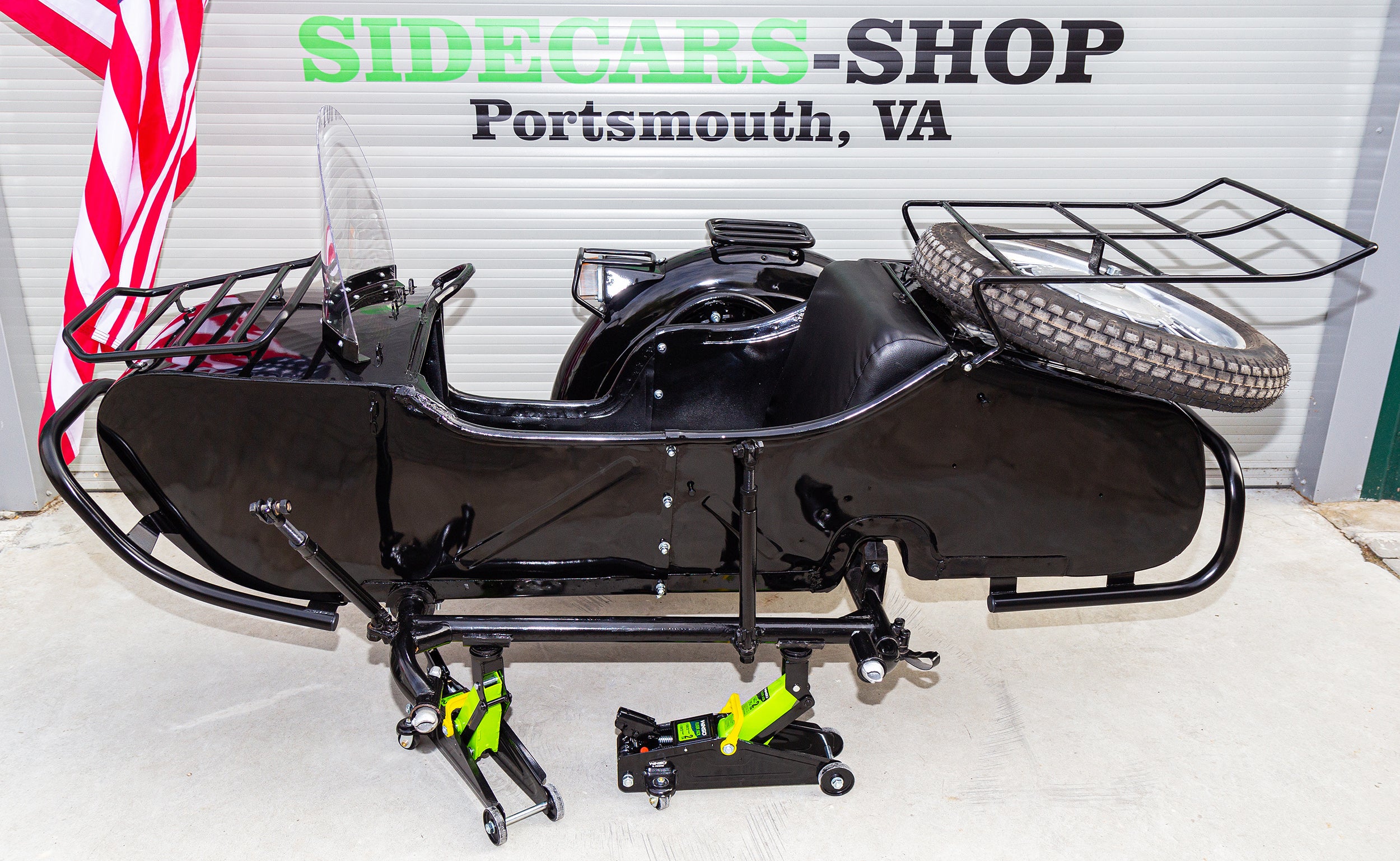 SIDECAR DNEPR Refurbished Original Sidecar for sale Compatible with Motorcycle BMW Indian Harley Davidson Honda Triumph Ural