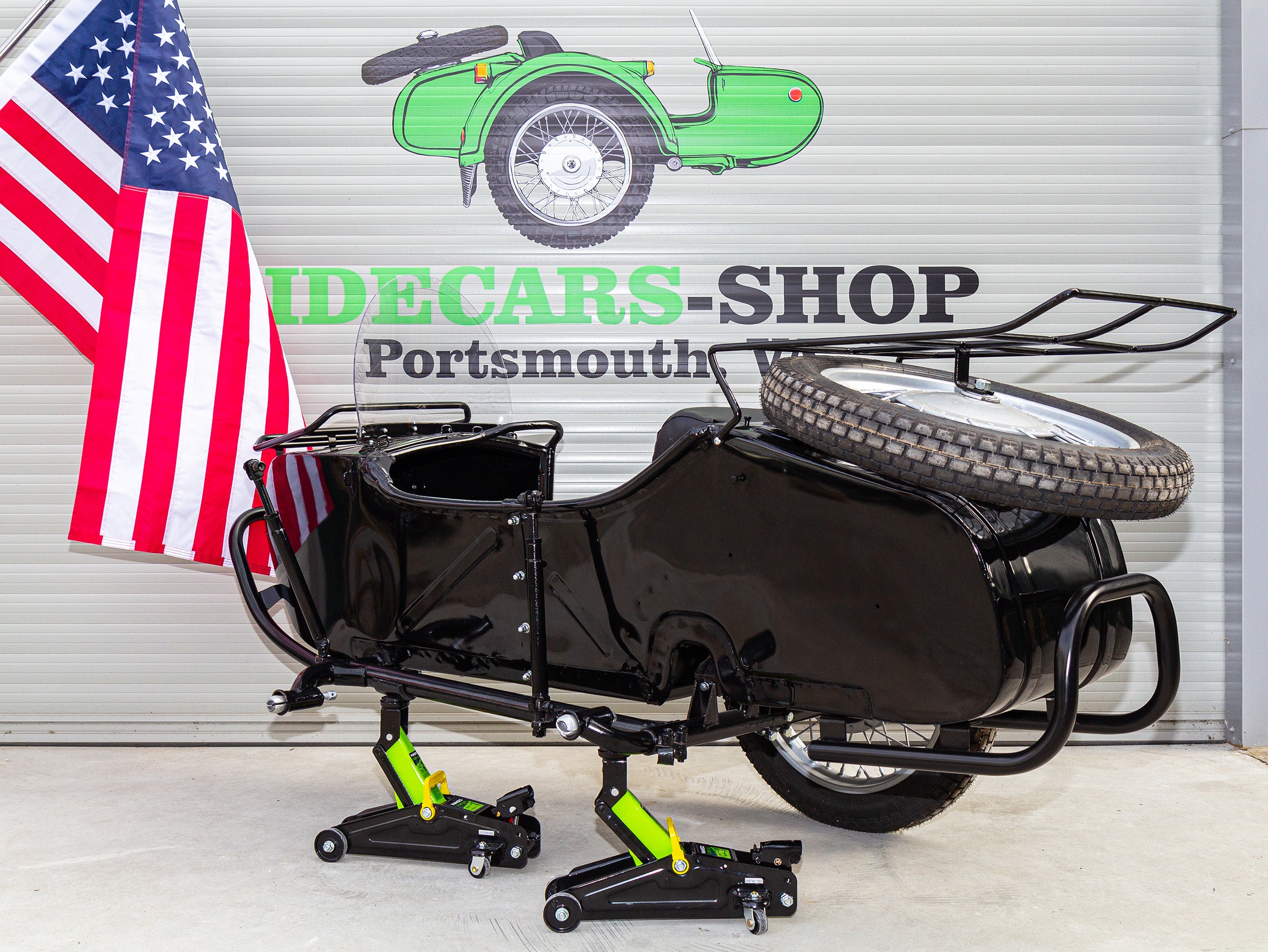 SIDECAR DNEPR Refurbished Original Sidecar for sale Compatible with Motorcycle BMW Indian Harley Davidson Honda Triumph Ural