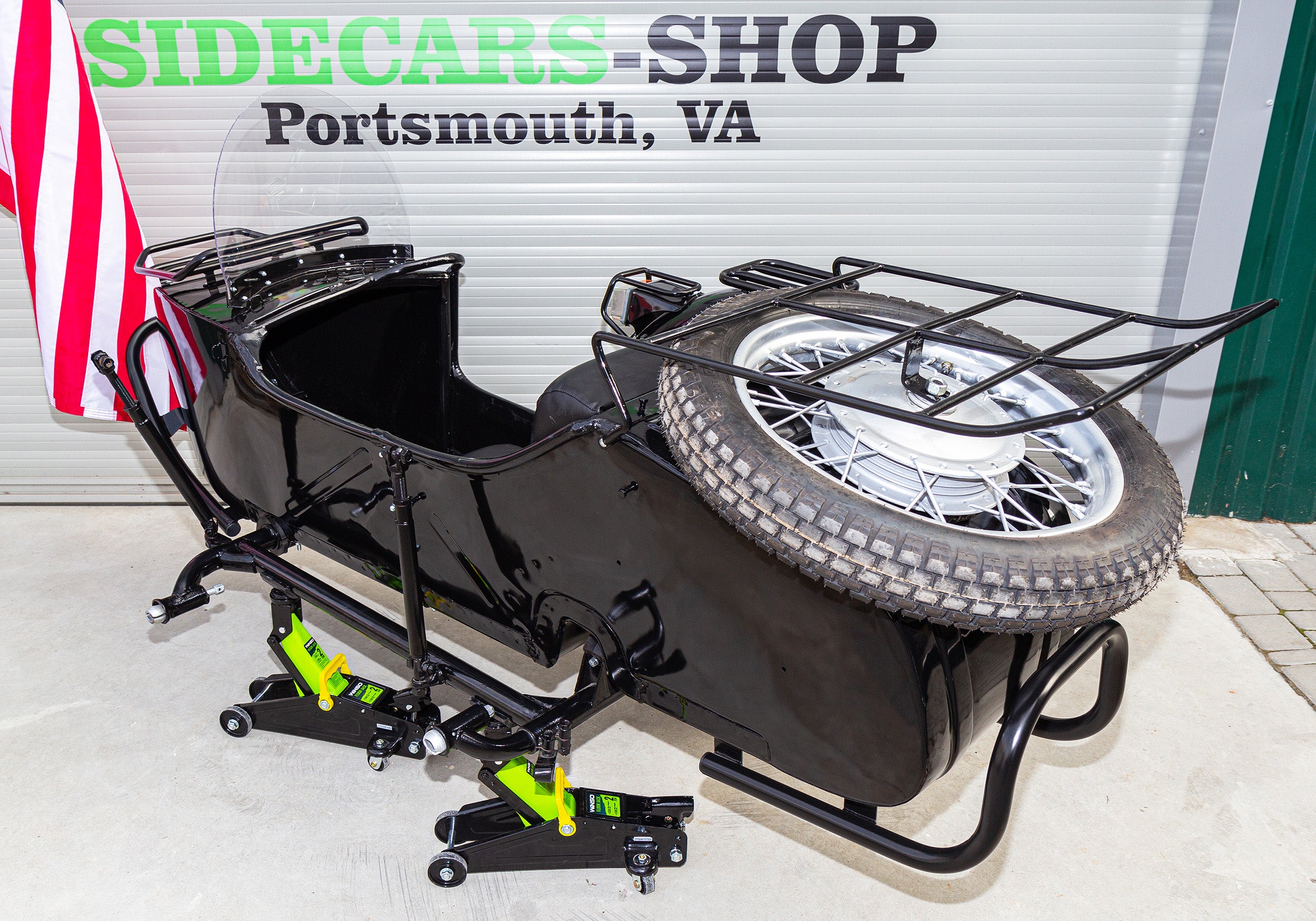 SIDECAR DNEPR Refurbished Original Sidecar for sale Compatible with Motorcycle BMW Indian Harley Davidson Honda Triumph Ural