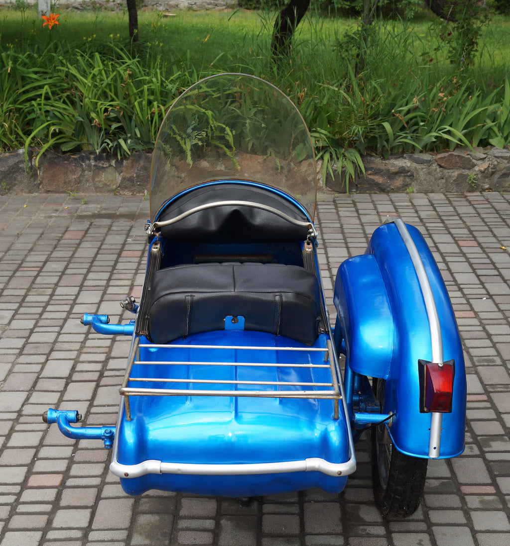 Vintage Sidecar for motorcycle Izh Compatible with motorcycle models BMW Triumph Ural Harley Davidson Honda Used Sidecar USA for Sale