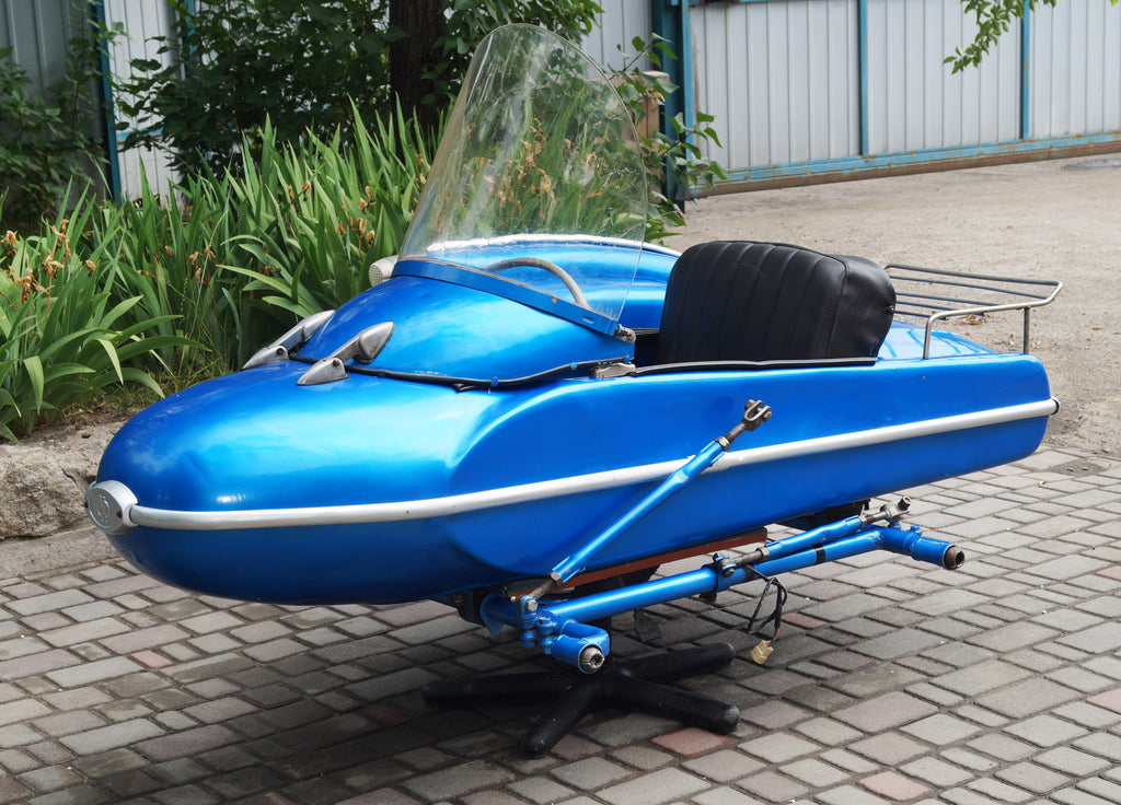 Vintage Sidecar for motorcycle Izh Compatible with motorcycle models BMW Triumph Ural Harley Davidson Honda Used Sidecar USA for Sale
