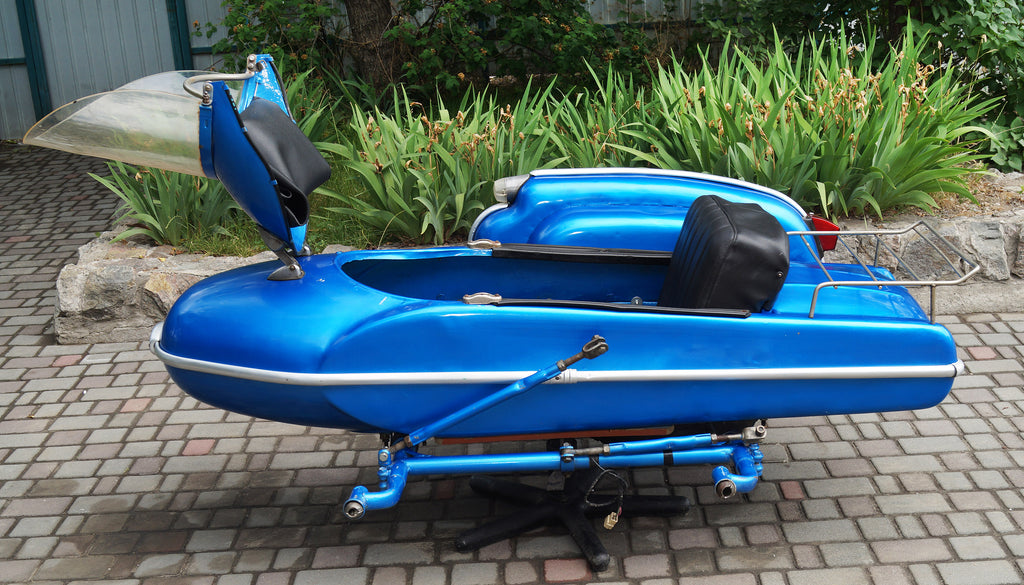 Vintage Sidecar for motorcycle Izh Compatible with motorcycle models BMW Triumph Ural Harley Davidson Honda Used Sidecar USA for Sale