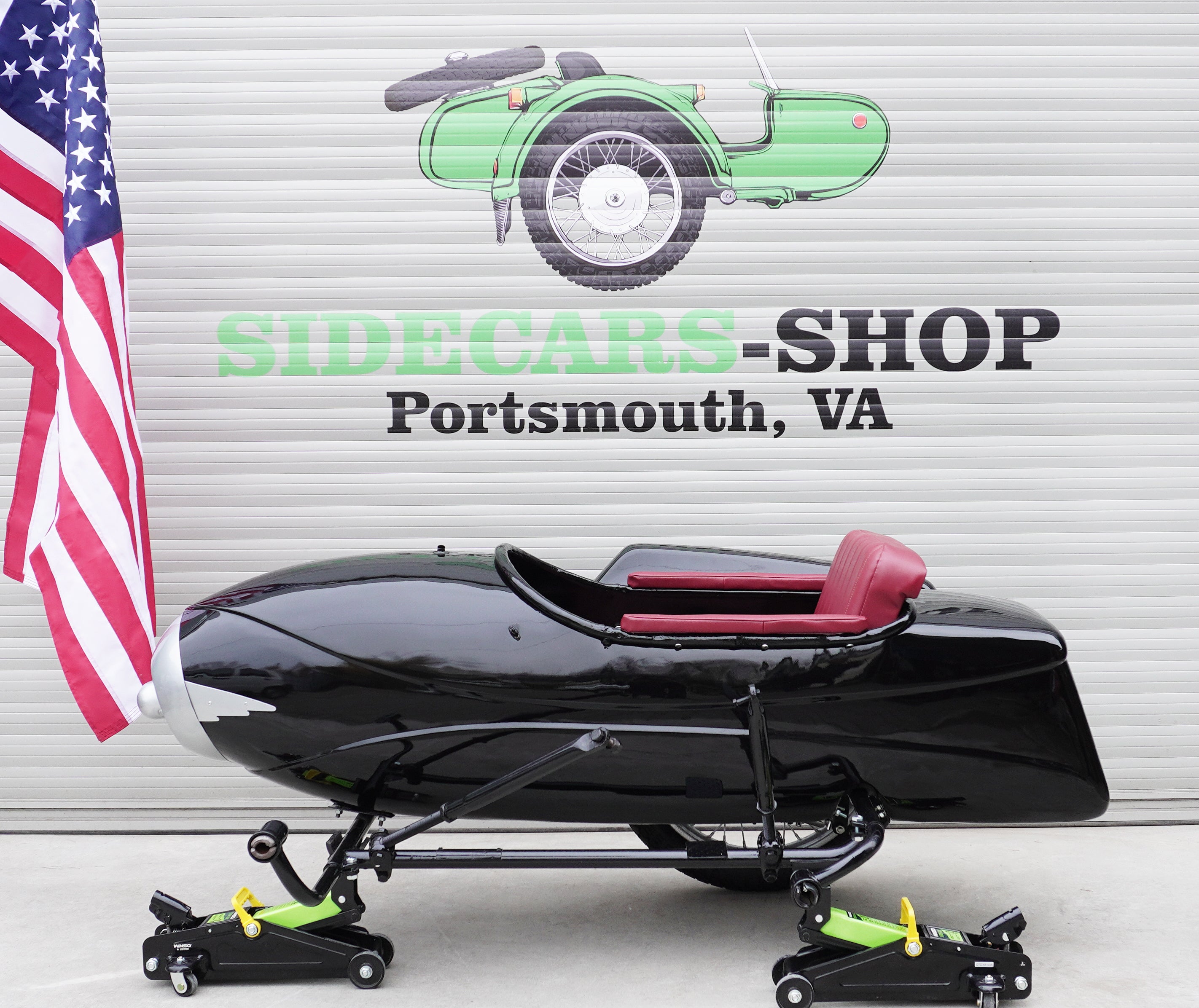 Sidecar Duna for Motorcycle Pannonia compatible with BMW Triumph Harley Davidson HD Honda Ural