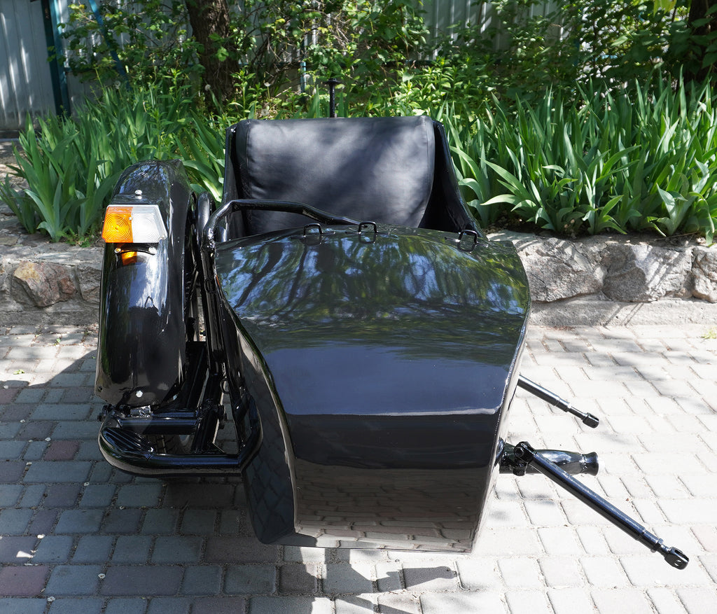 Sidecar for Motorcycle Dnepr Refurbished Sidecar USA Location Compatible with Harley Davidson, BMW, Honda, Triumph, Kawasaki, Ural