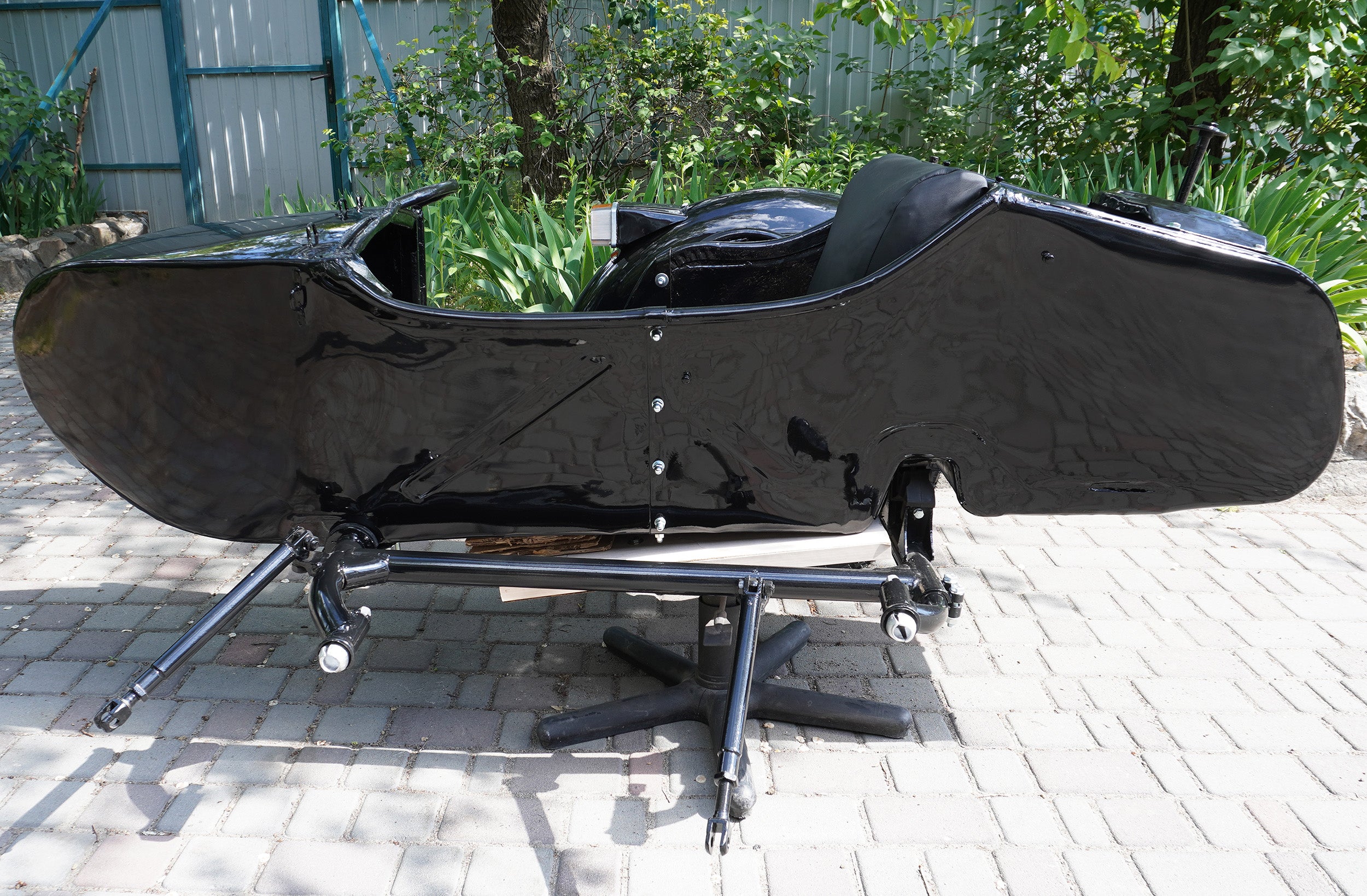 Sidecar for Motorcycle Dnepr Refurbished Sidecar USA Location Compatible with Harley Davidson, BMW, Honda, Triumph, Kawasaki, Ural
