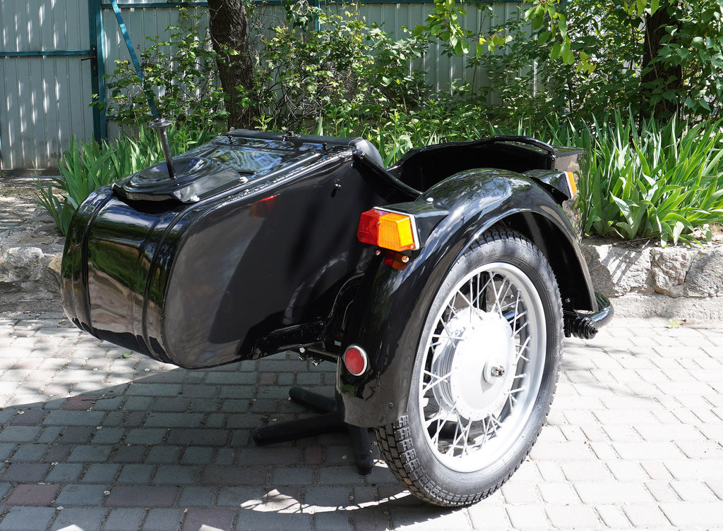 Sidecar for Motorcycle Dnepr Refurbished Sidecar USA Location Compatible with Harley Davidson, BMW, Honda, Triumph, Kawasaki, Ural