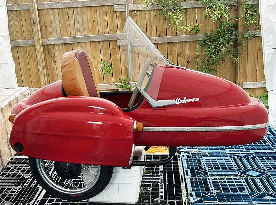 Rare Velorex Sidecar from JAWA 350 / 360 made in Czechoslovakia Repainted