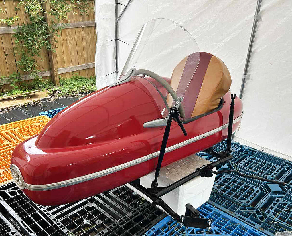 Rare Velorex Sidecar from JAWA 350 / 360 made in Czechoslovakia Repainted