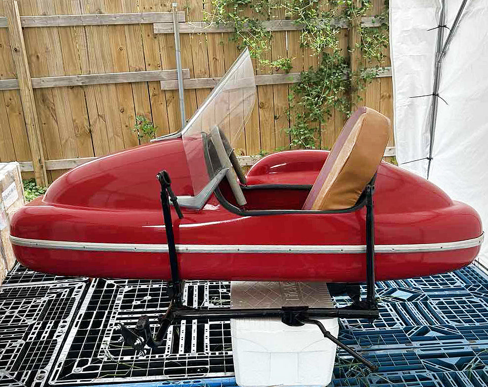 Rare Velorex Sidecar from JAWA 350 / 360 made in Czechoslovakia Repainted