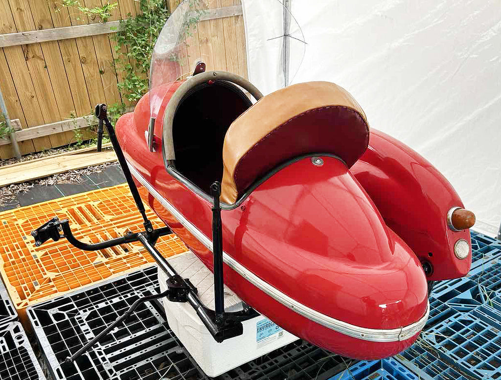 Rare Velorex Sidecar from JAWA 350 / 360 made in Czechoslovakia Repainted