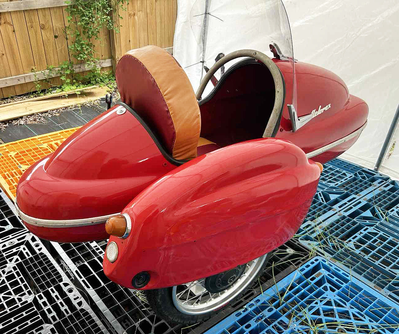 Rare Velorex Sidecar from JAWA 350 / 360 made in Czechoslovakia Repainted