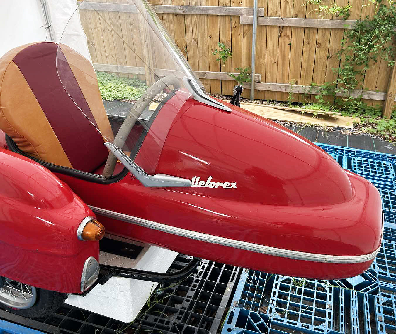 Rare Velorex Sidecar from JAWA 350 / 360 made in Czechoslovakia Repainted