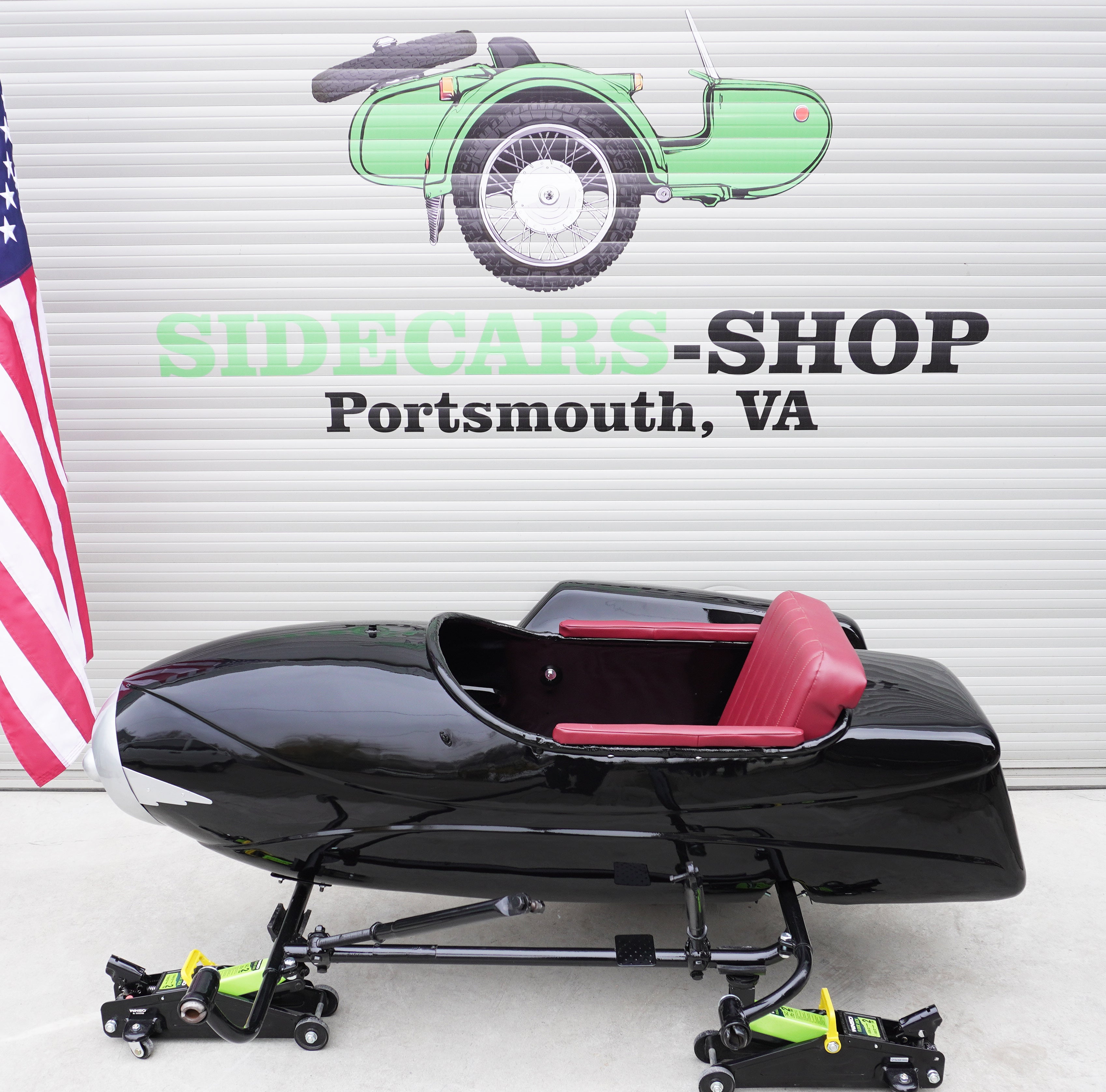 Sidecar Duna for Motorcycle Pannonia compatible with BMW Triumph Harley Davidson HD Honda Ural