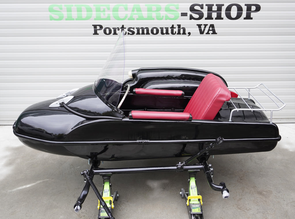 Vintage Refurbished Sidecar for Motorcycle Izh Compatible with motorcycle Models BMW Triumph Ural Harley Davidson Honda