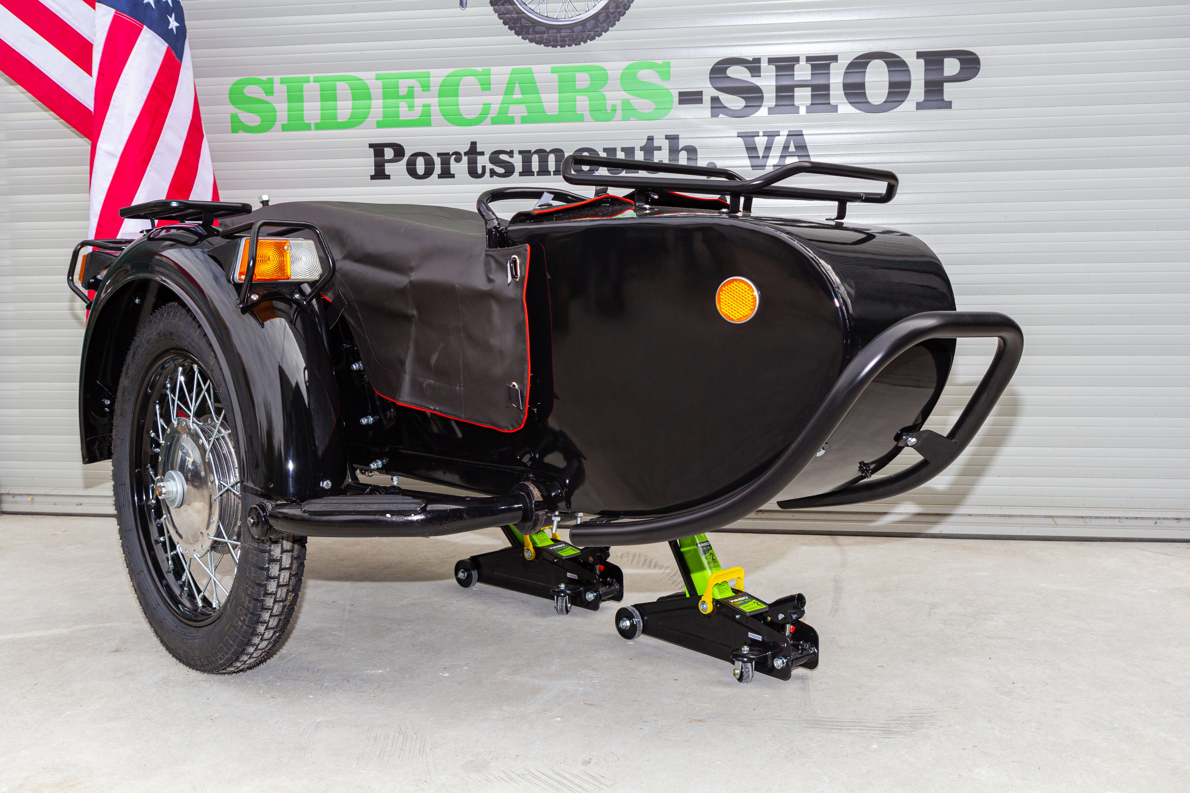 DNEPR Sidecar Refurbished for sale USA Compatible with Motorcycle BMW Harley Davidson Honda Ural Triumph Yamaha Kawasaki