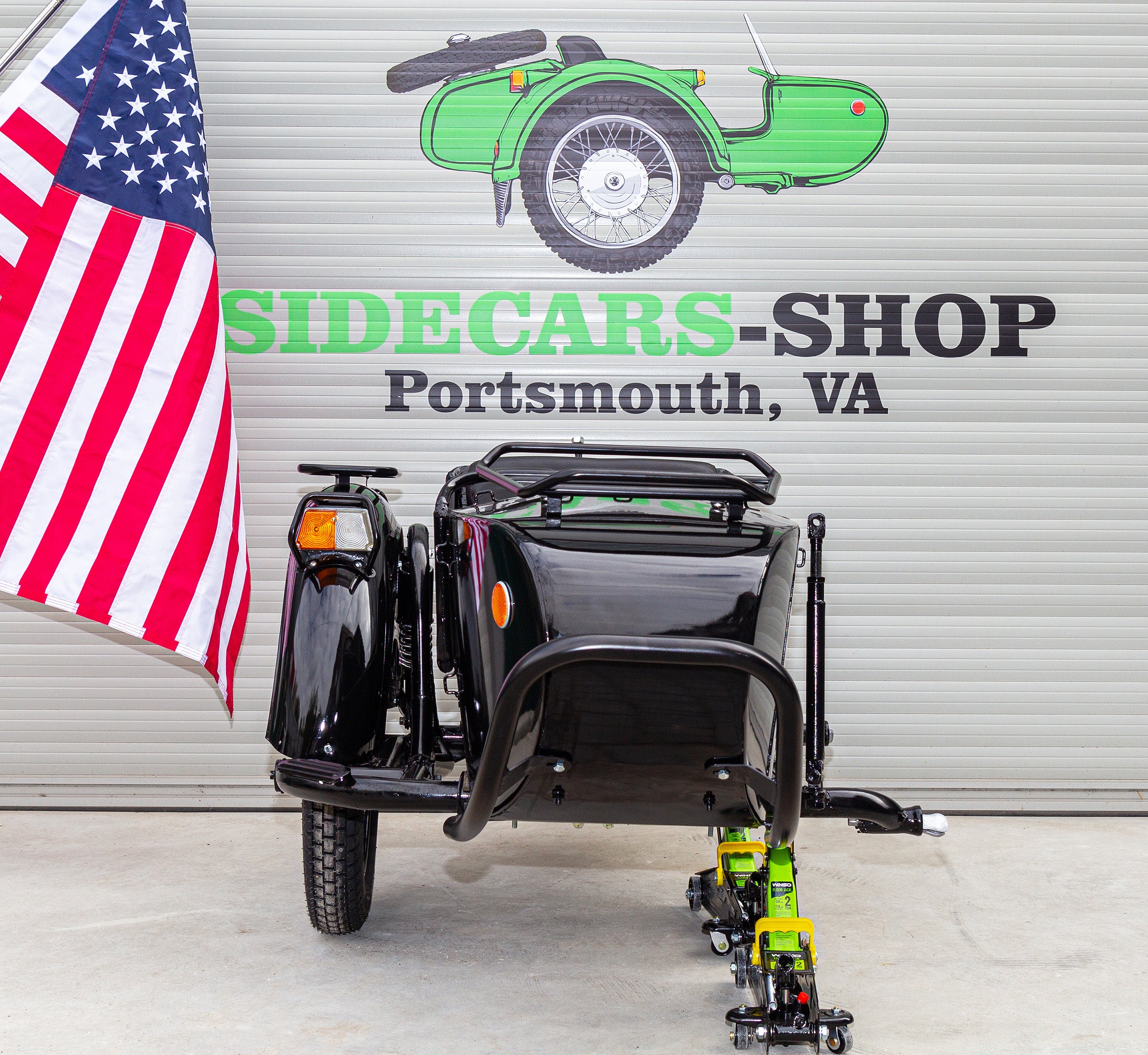 DNEPR Sidecar Refurbished for sale USA Compatible with Motorcycle BMW Harley Davidson Honda Ural Triumph Yamaha Kawasaki