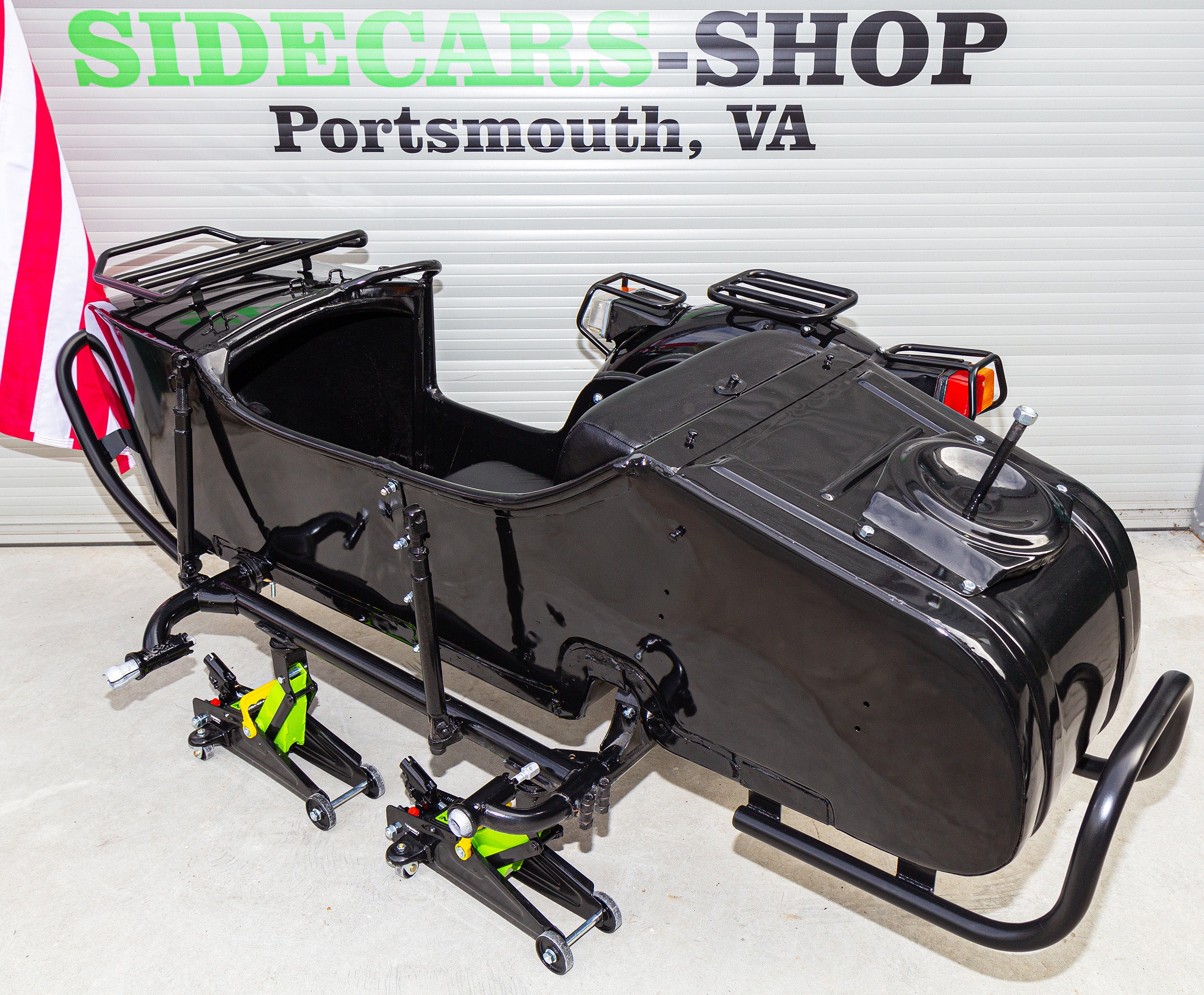 DNEPR Sidecar Refurbished for sale USA Compatible with Motorcycle BMW Harley Davidson Honda Ural Triumph Yamaha Kawasaki