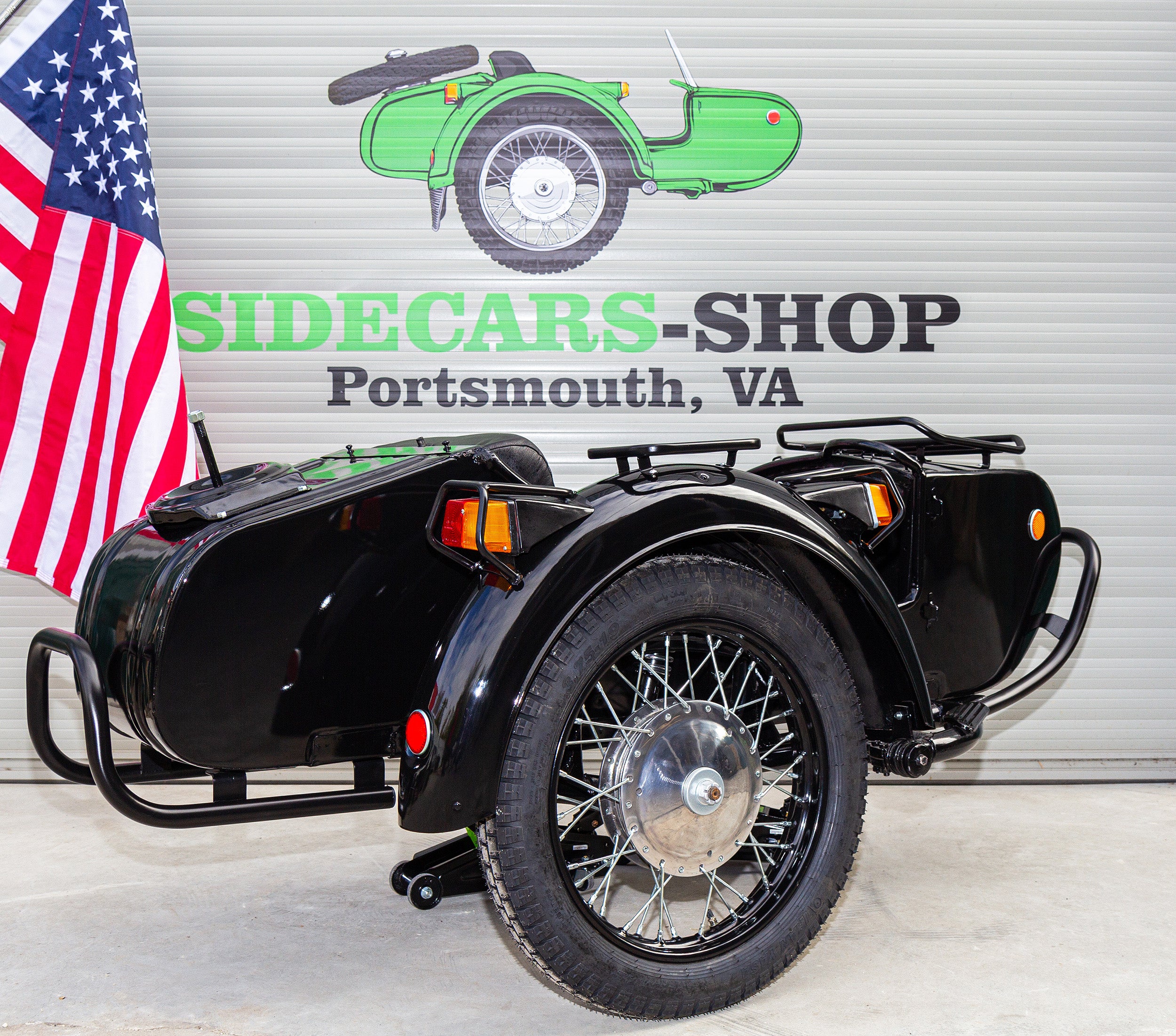 DNEPR Sidecar Refurbished for sale USA Compatible with Motorcycle BMW Harley Davidson Honda Ural Triumph Yamaha Kawasaki