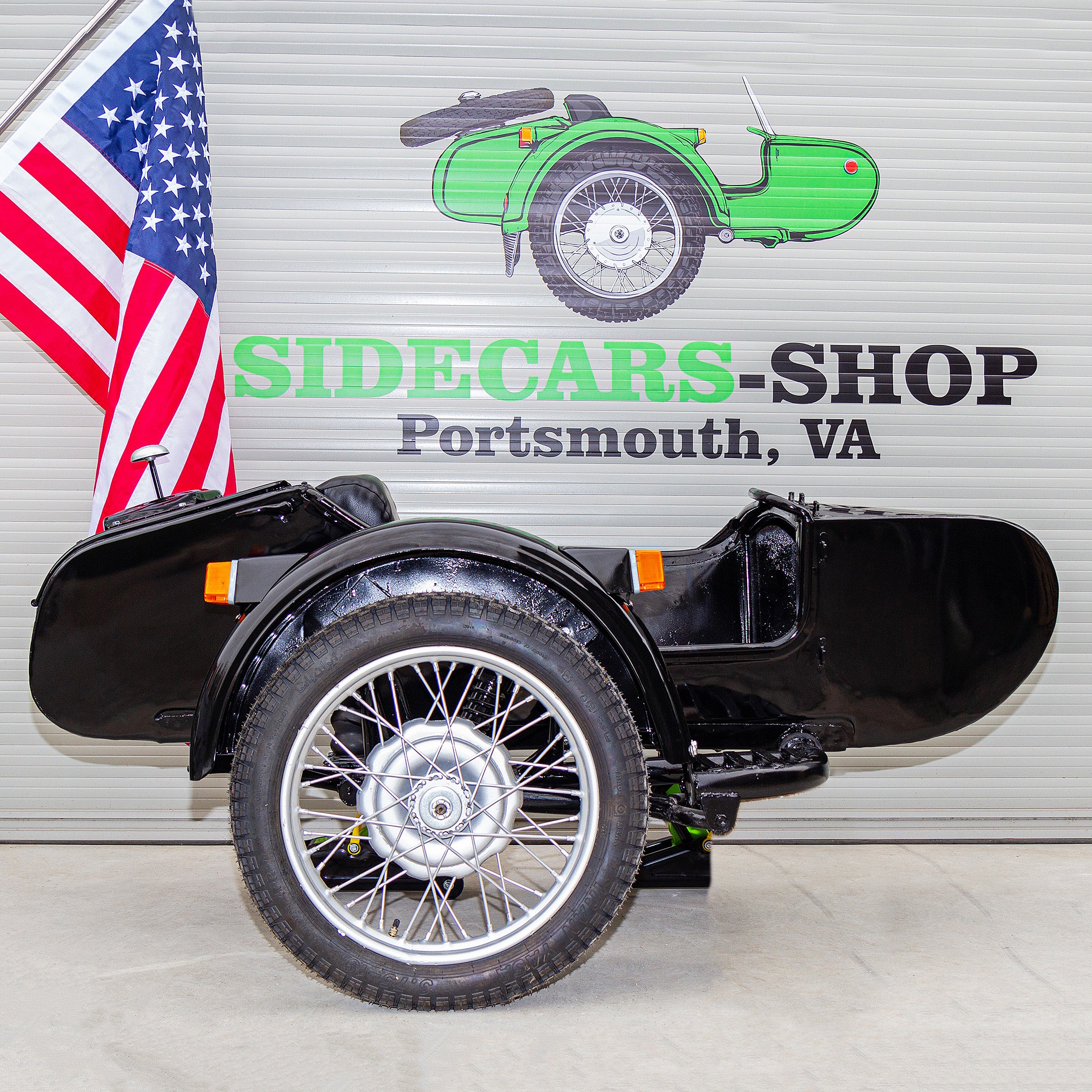 Original Ural Sidecar for Motorcycle Compatible with BMW Indian HD Harley Davidson Honda Triumph
