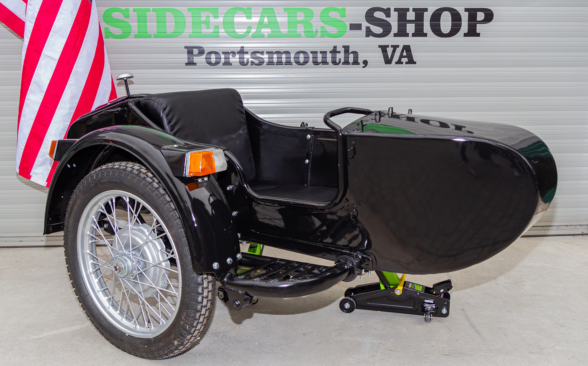 Original Ural Sidecar for Motorcycle Compatible with BMW Indian HD Harley Davidson Honda Triumph