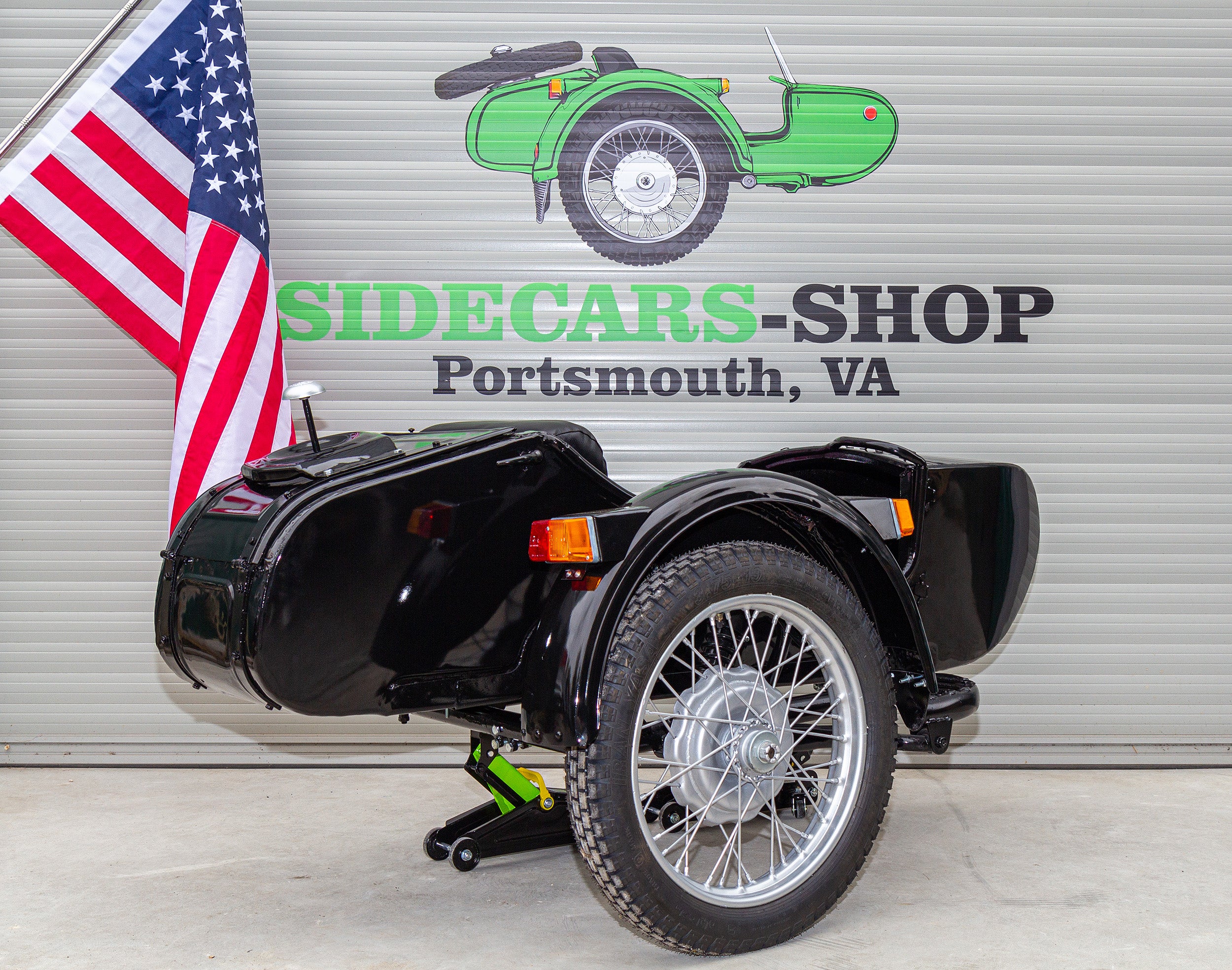 Original Ural Sidecar for Motorcycle Compatible with BMW Indian HD Harley Davidson Honda Triumph