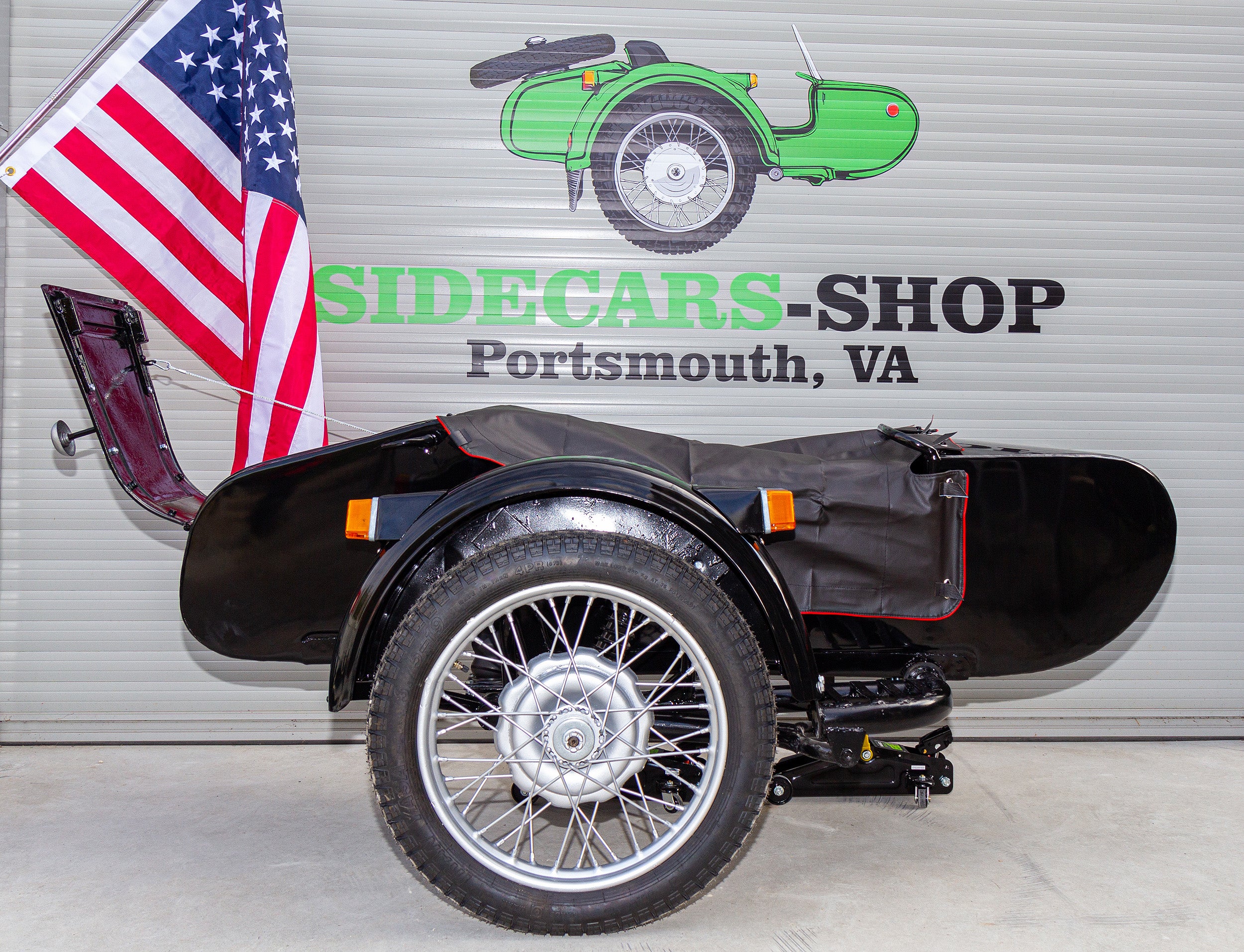 Original Ural Sidecar for Motorcycle Compatible with BMW Indian HD Harley Davidson Honda Triumph