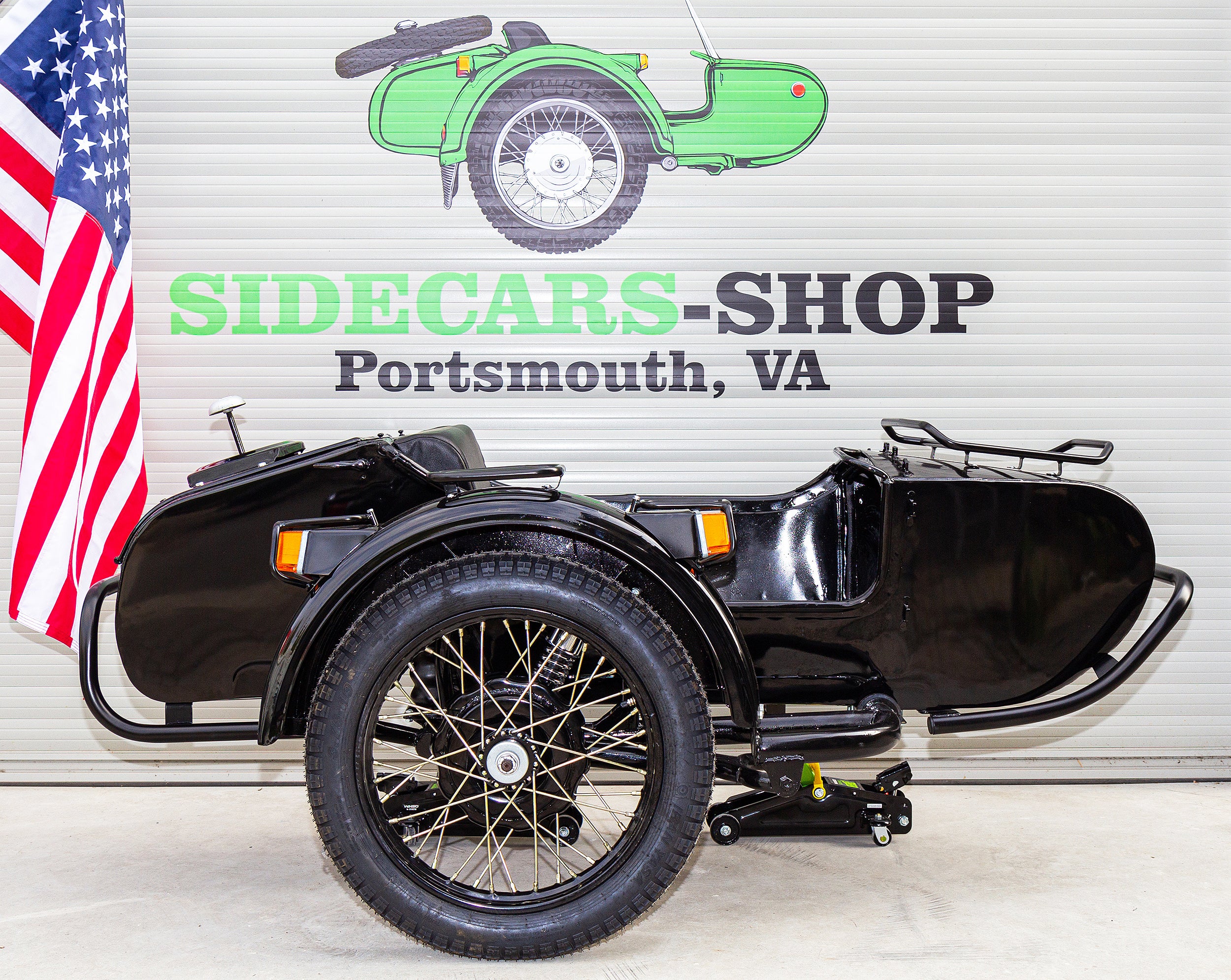 URAL SIDECAR Refurbished Original Sidecar for sale USA warehouse Compatible with Motorcycle BMW Indian Harley Davidson Honda Triumph