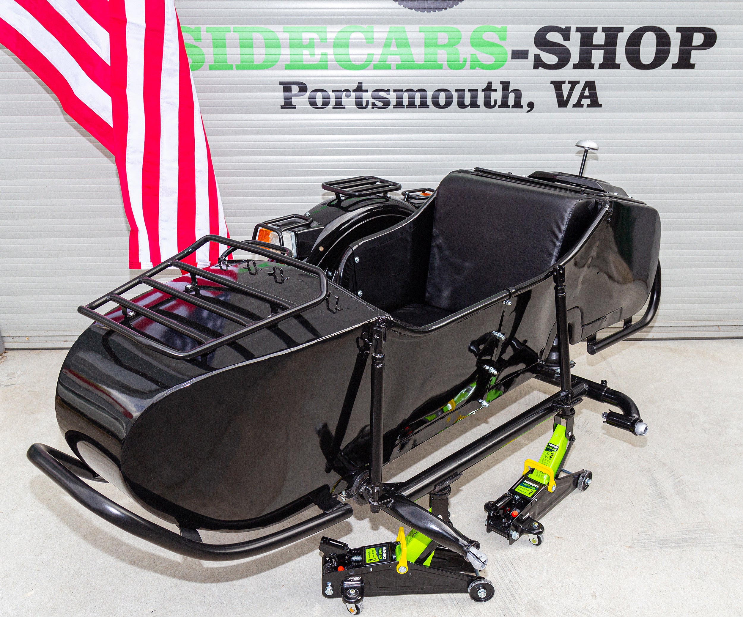 URAL SIDECAR Refurbished Original Sidecar for sale USA warehouse Compatible with Motorcycle BMW Indian Harley Davidson Honda Triumph