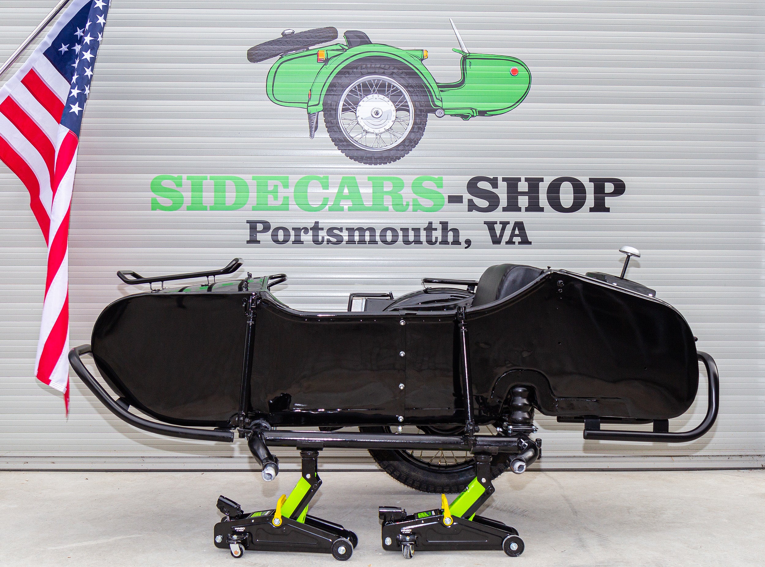 URAL SIDECAR Refurbished Original Sidecar for sale USA warehouse Compatible with Motorcycle BMW Indian Harley Davidson Honda Triumph